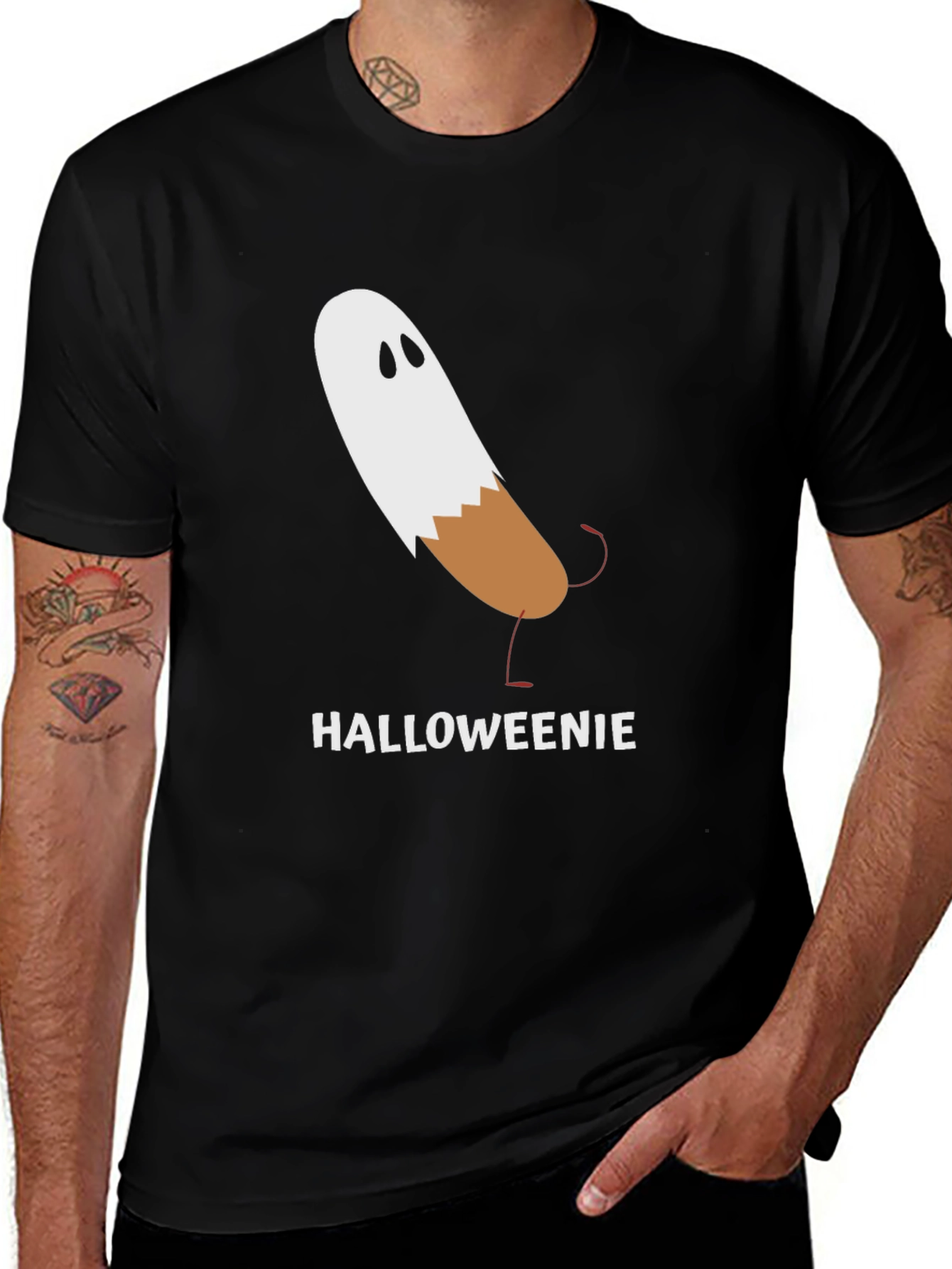 Halloweenie Funny Halloween T-Shirt