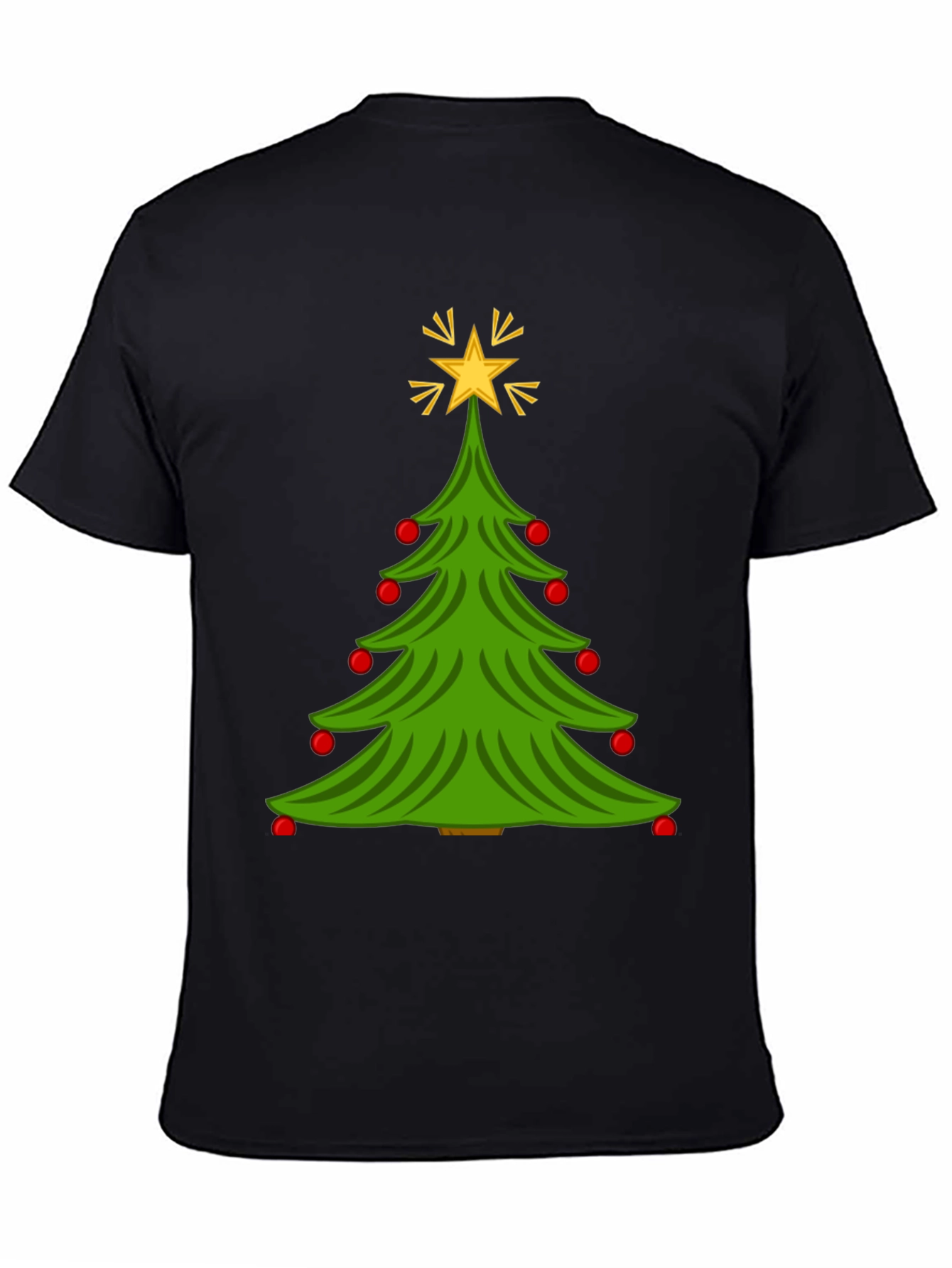 Festive Christmas Tree Graphic Tee - Holiday Style