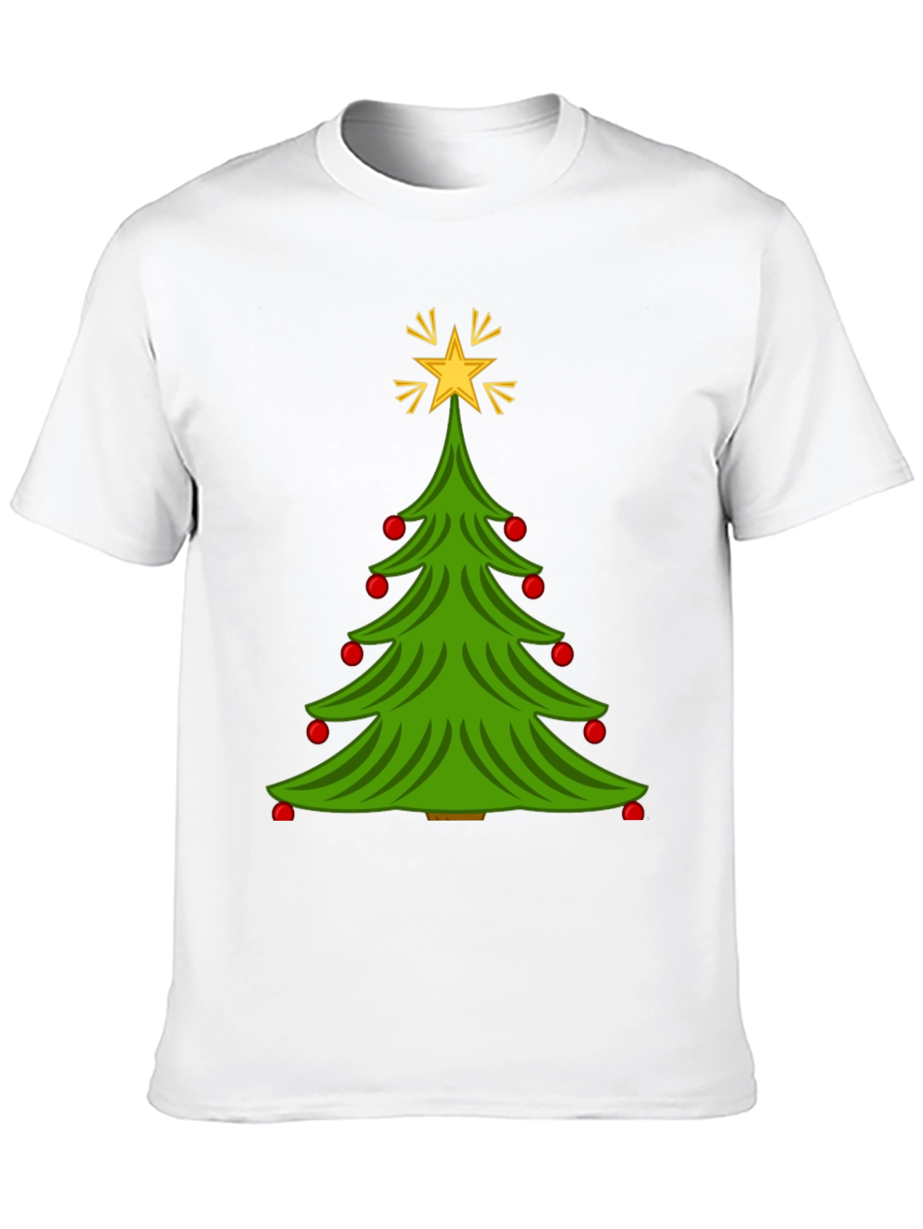 Festive Christmas Tree Graphic Tee - Holiday Style