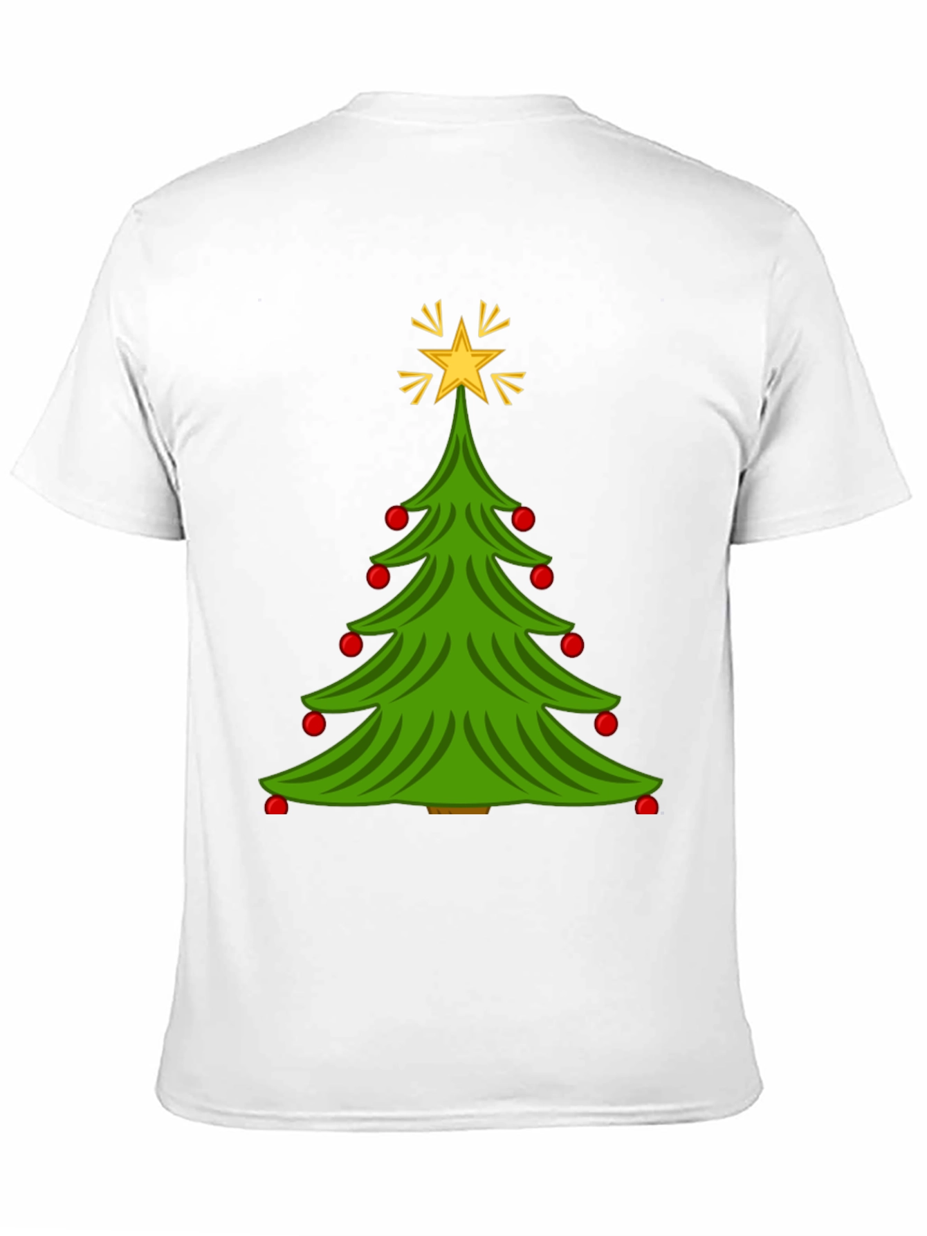 Festive Christmas Tree Graphic Tee - Holiday Style