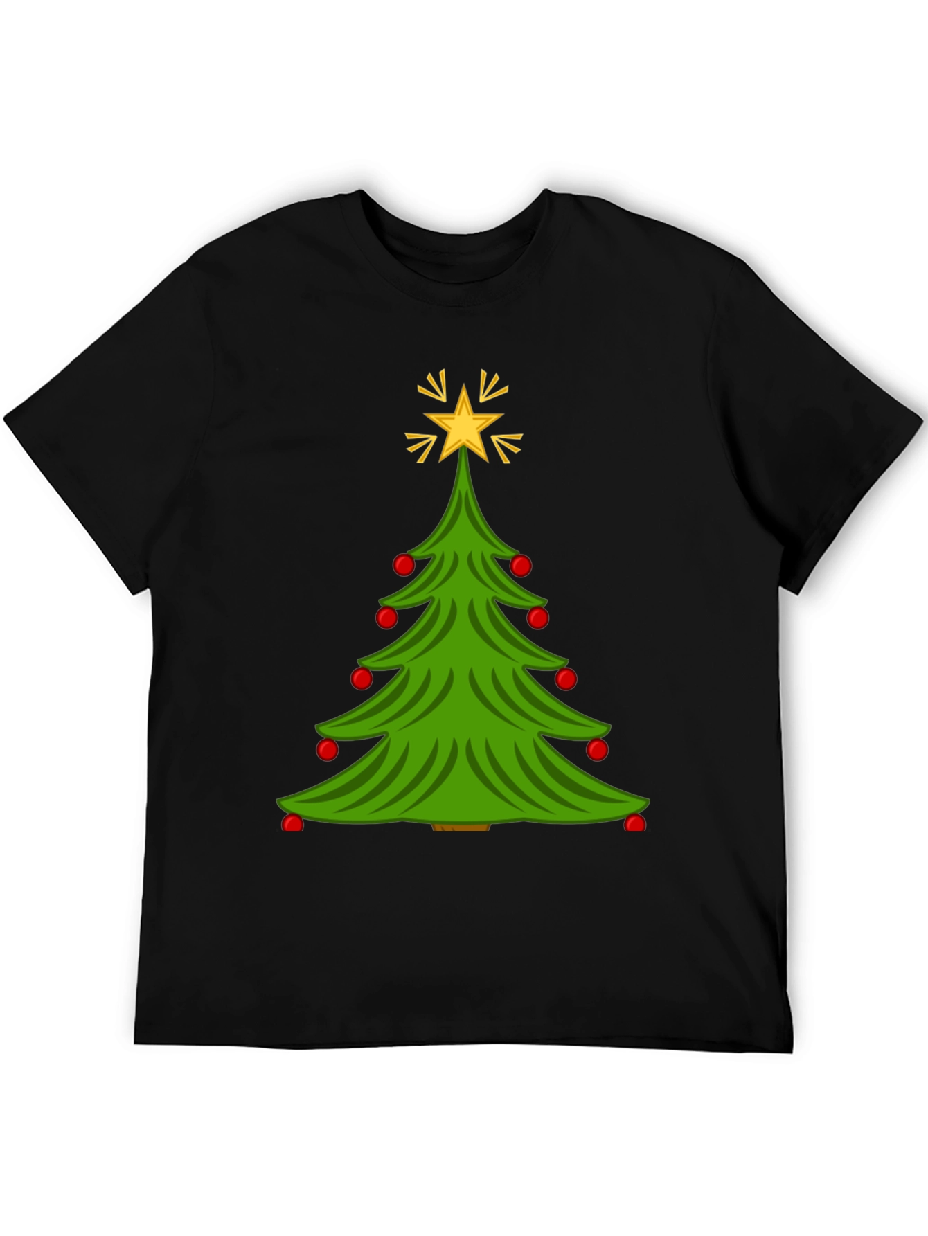 Festive Christmas Tree Graphic Tee - Holiday Style