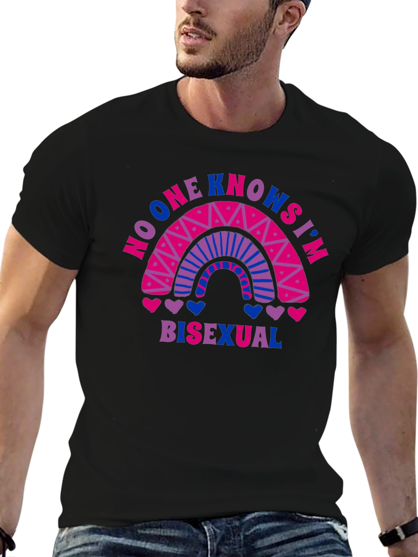 Bisexual Pride Graphic Tee - Nobody Knows