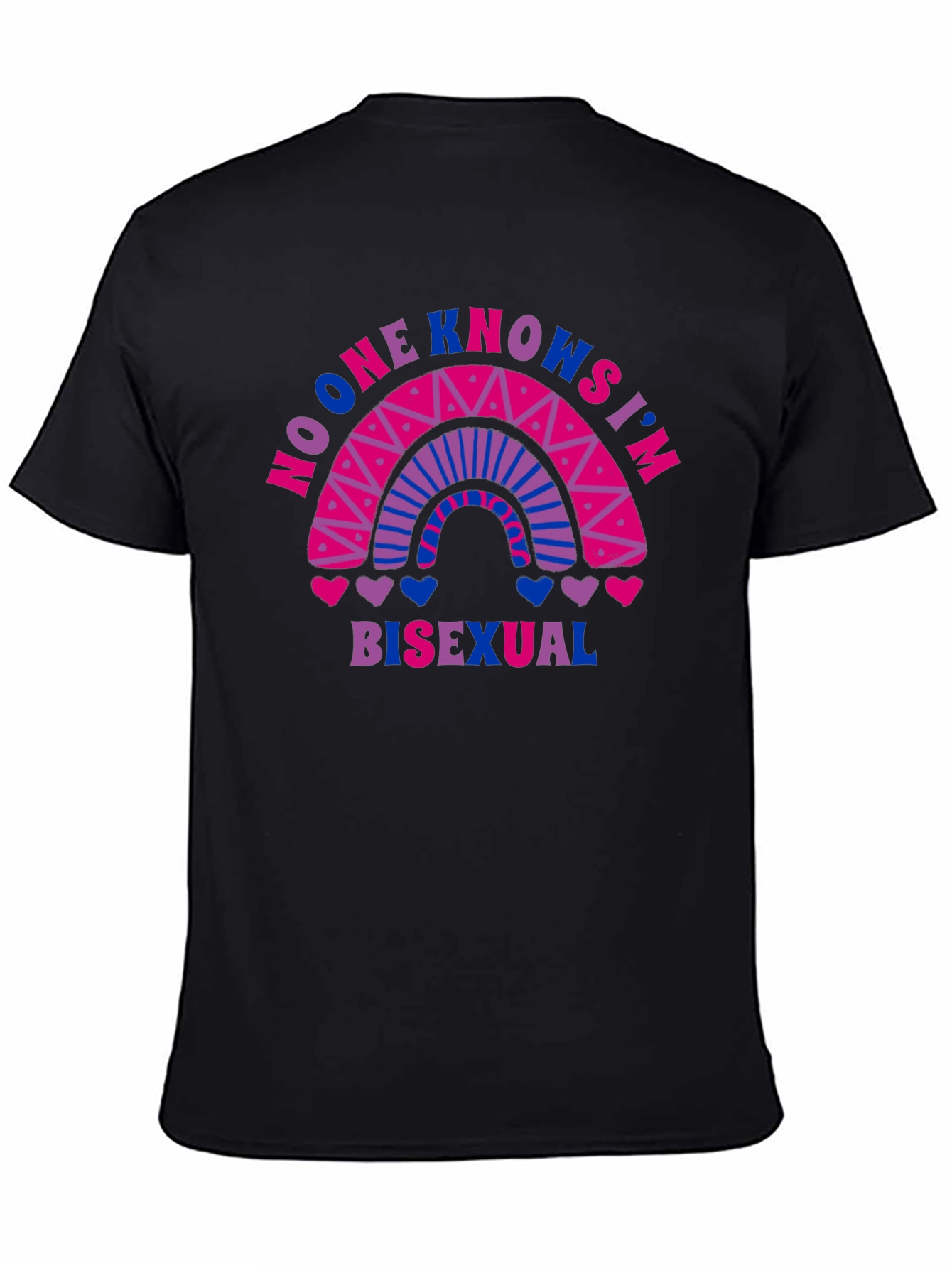 Bisexual Pride Graphic Tee - Nobody Knows