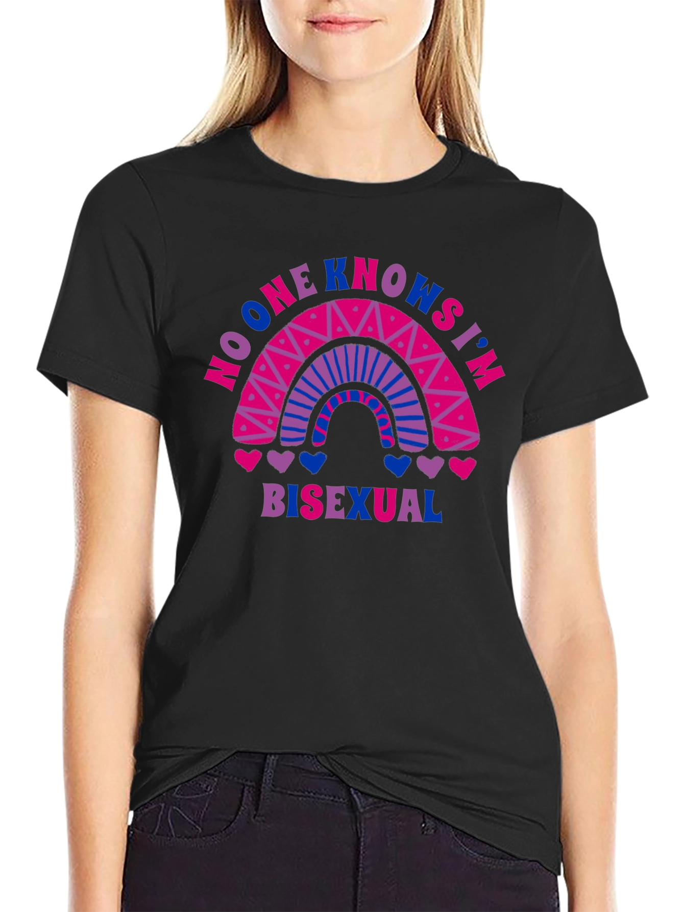 Bisexual Pride Graphic Tee - Nobody Knows
