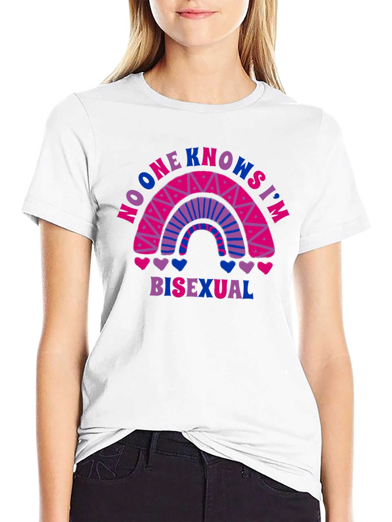 Bisexual Pride Graphic Tee - Nobody Knows