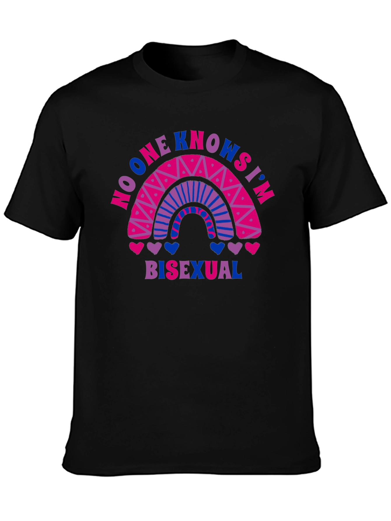 Bisexual Pride Graphic Tee - Nobody Knows