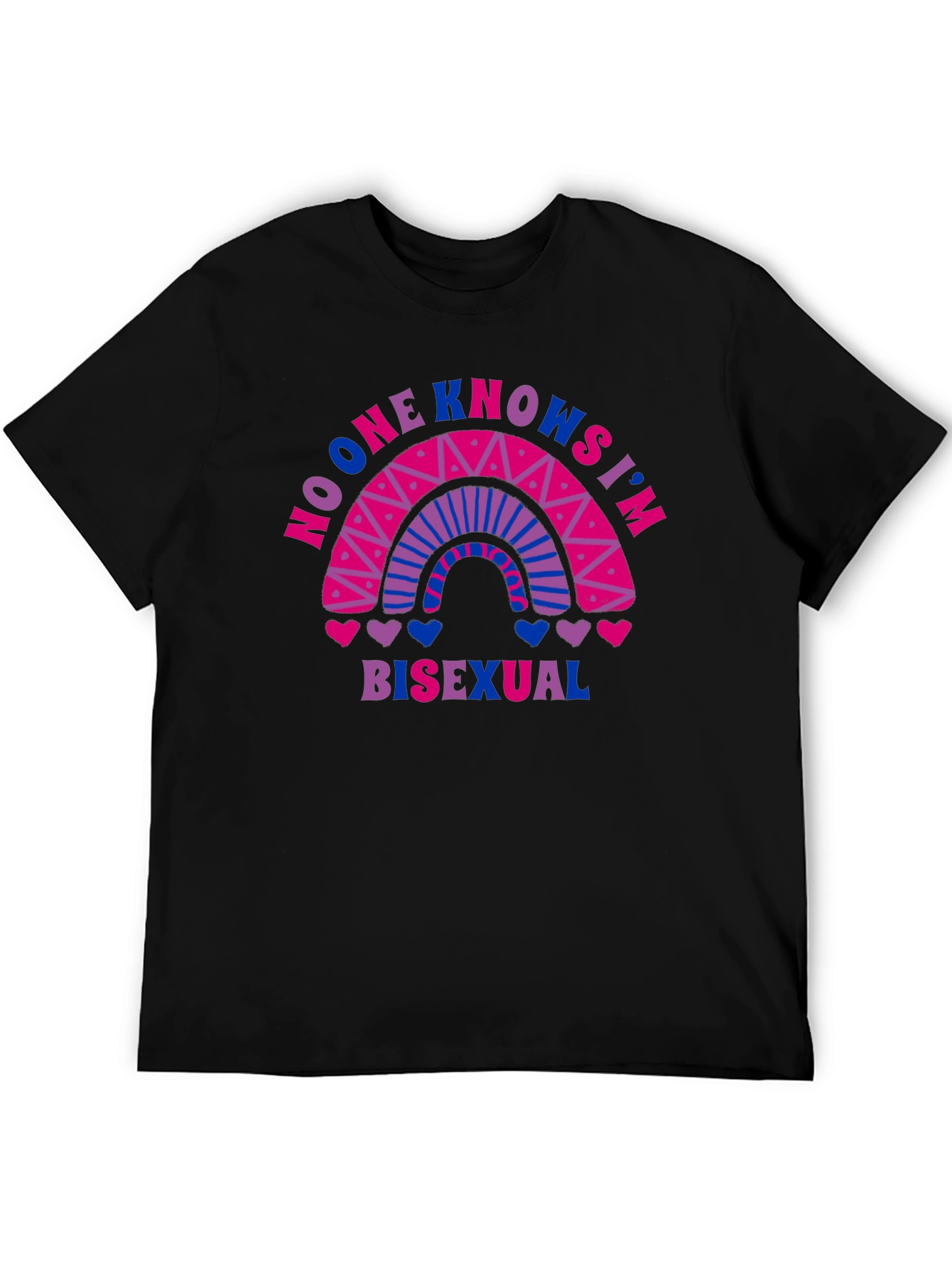 Bisexual Pride Graphic Tee - Nobody Knows