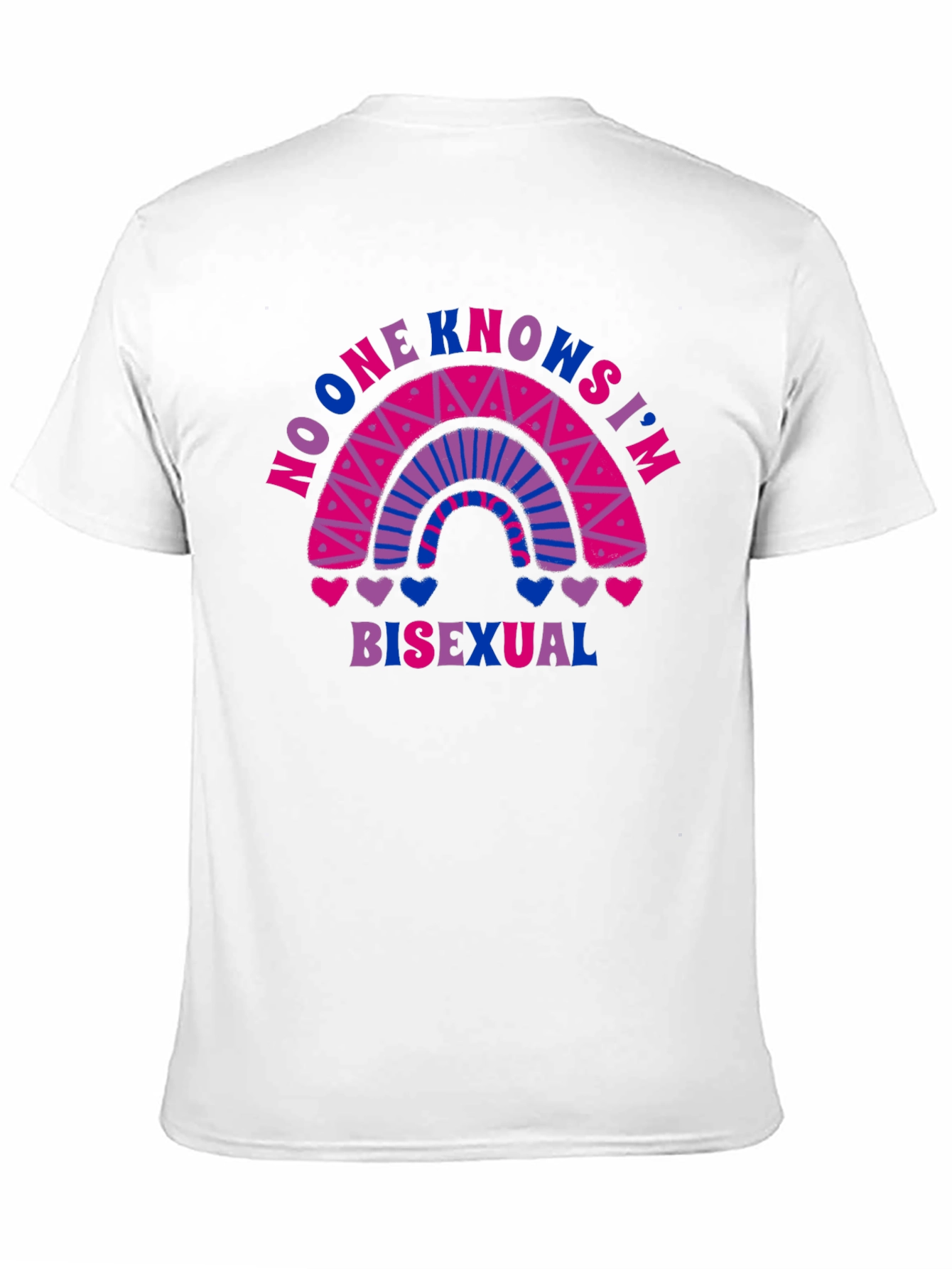 Bisexual Pride Graphic Tee - Nobody Knows