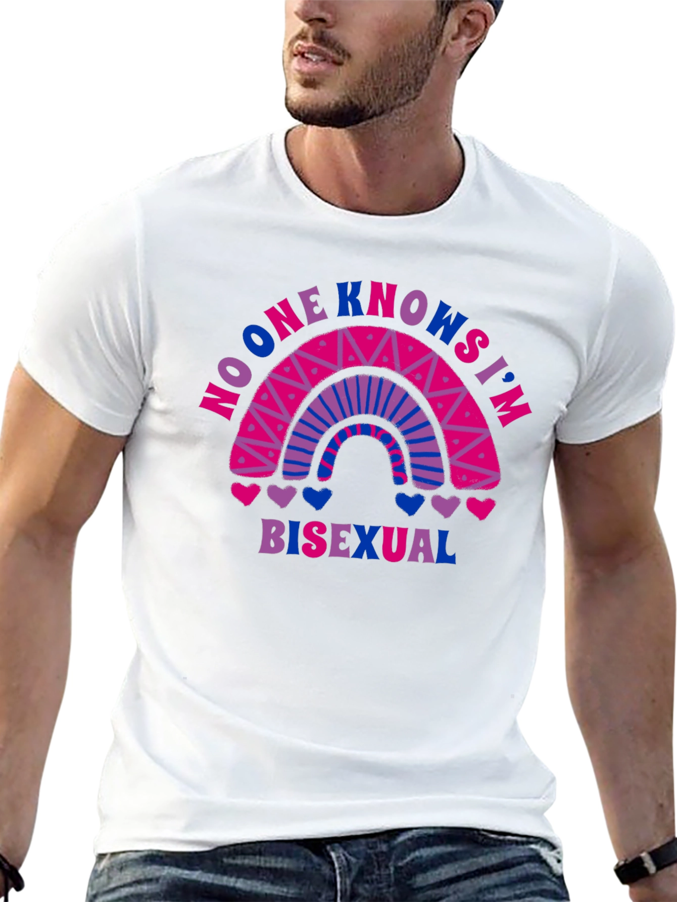 Bisexual Pride Graphic Tee - Nobody Knows