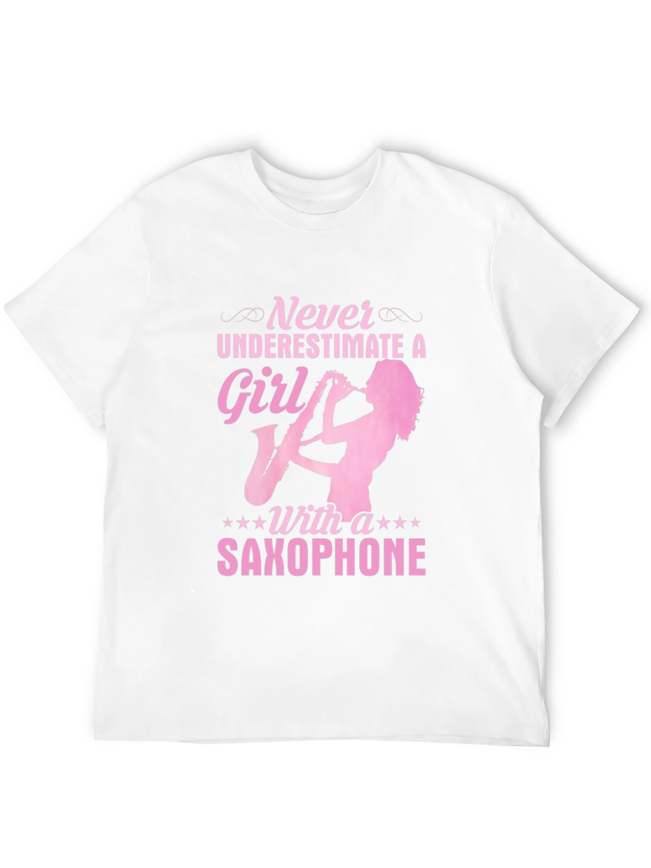 Saxophone Girl T-Shirt - Never Underestimate!