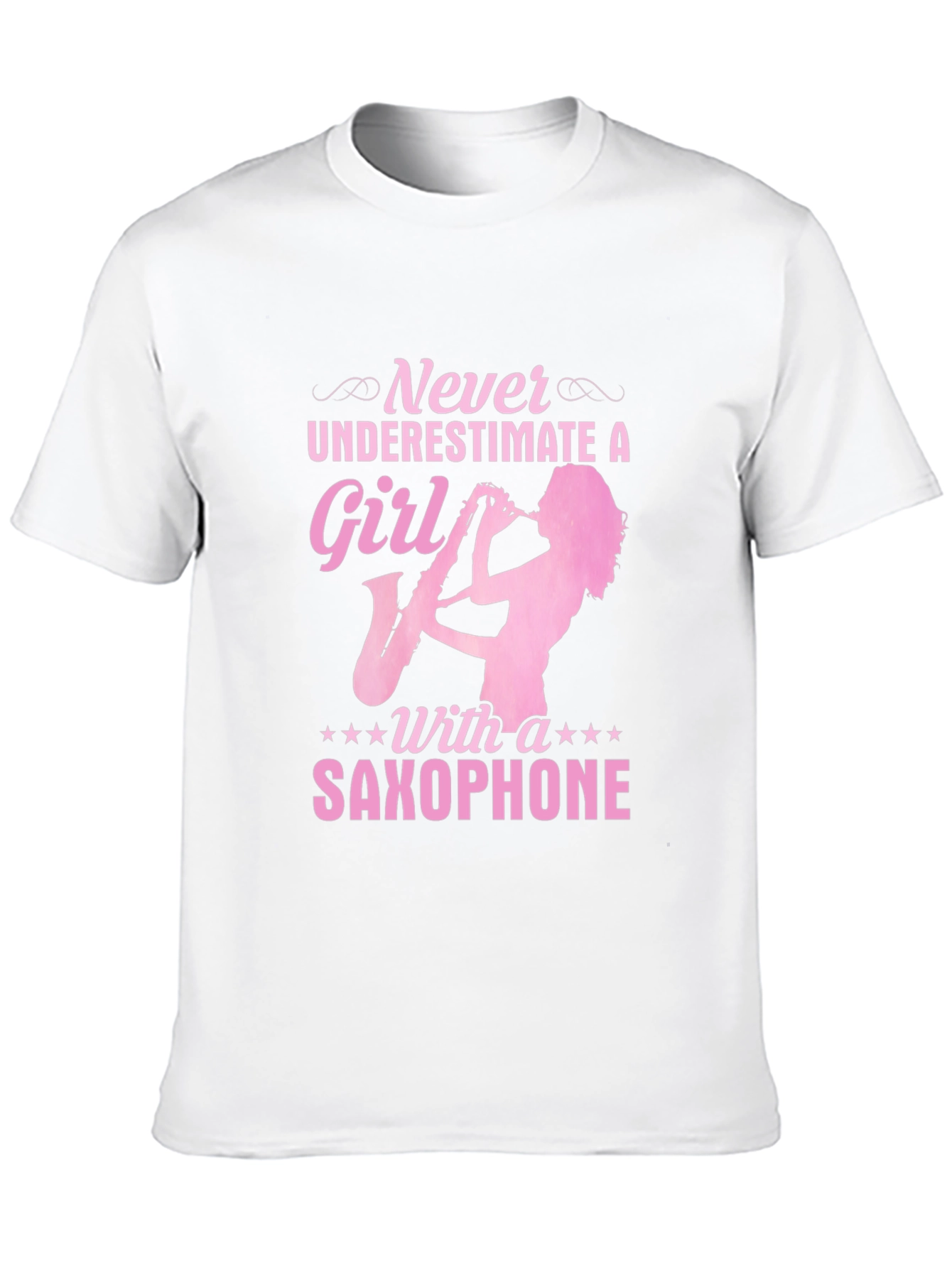 Saxophone Girl T-Shirt - Never Underestimate!