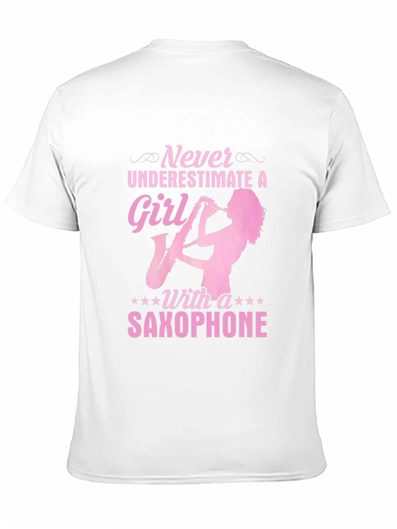 Saxophone Girl T-Shirt - Never Underestimate!
