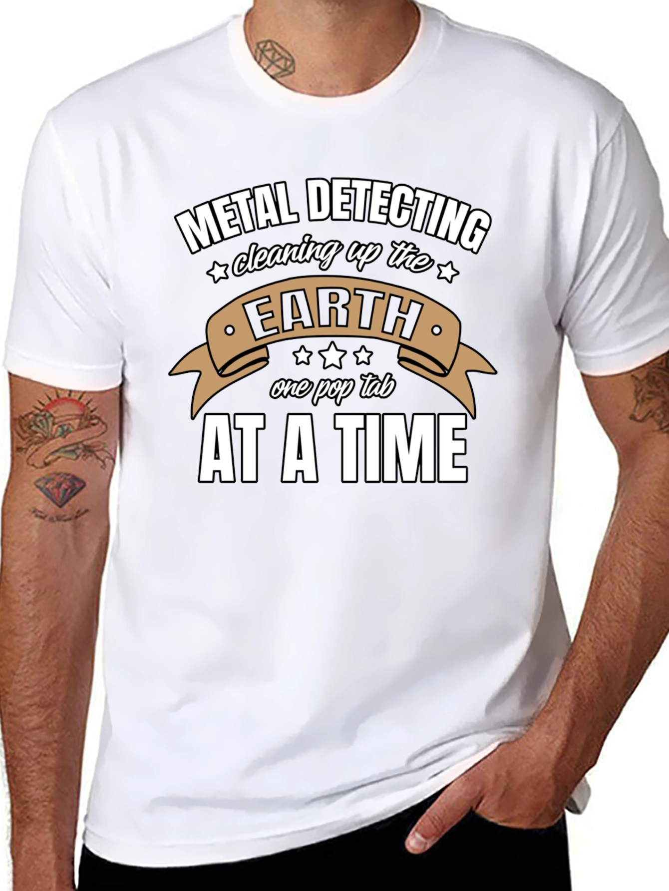 Metal Detecting Earth Cleaning T-Shirt
