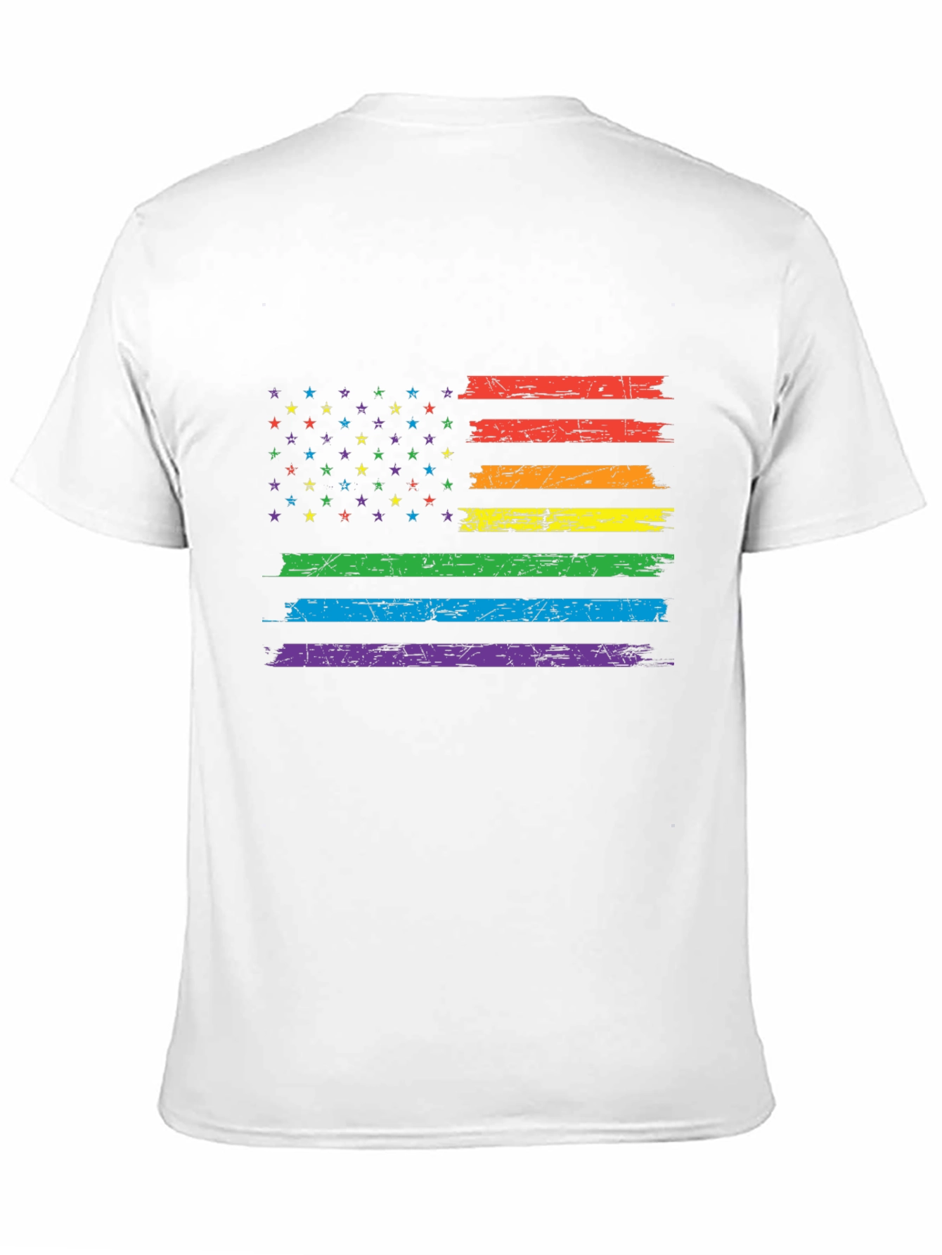 LGBT Pride Flag Graphic T-Shirt