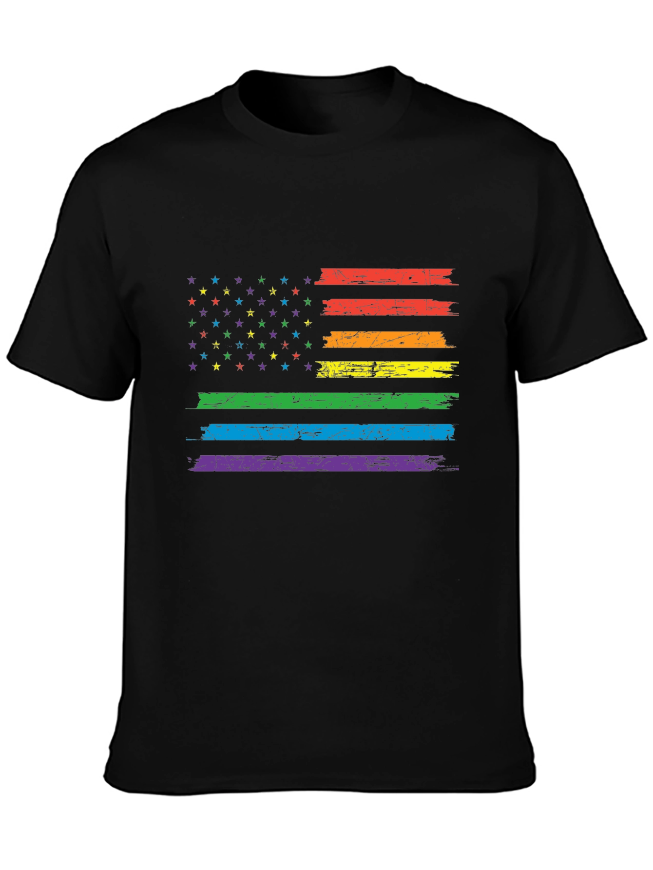 LGBT Pride Flag Graphic T-Shirt