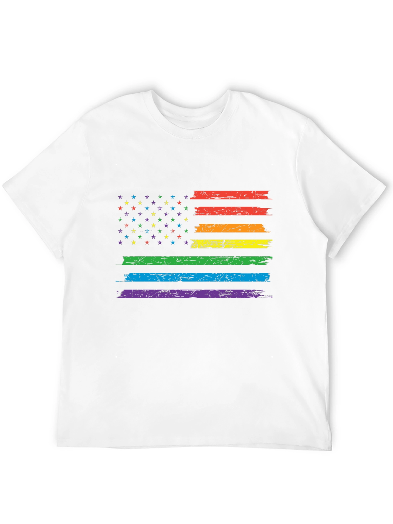 LGBT Pride Flag Graphic T-Shirt