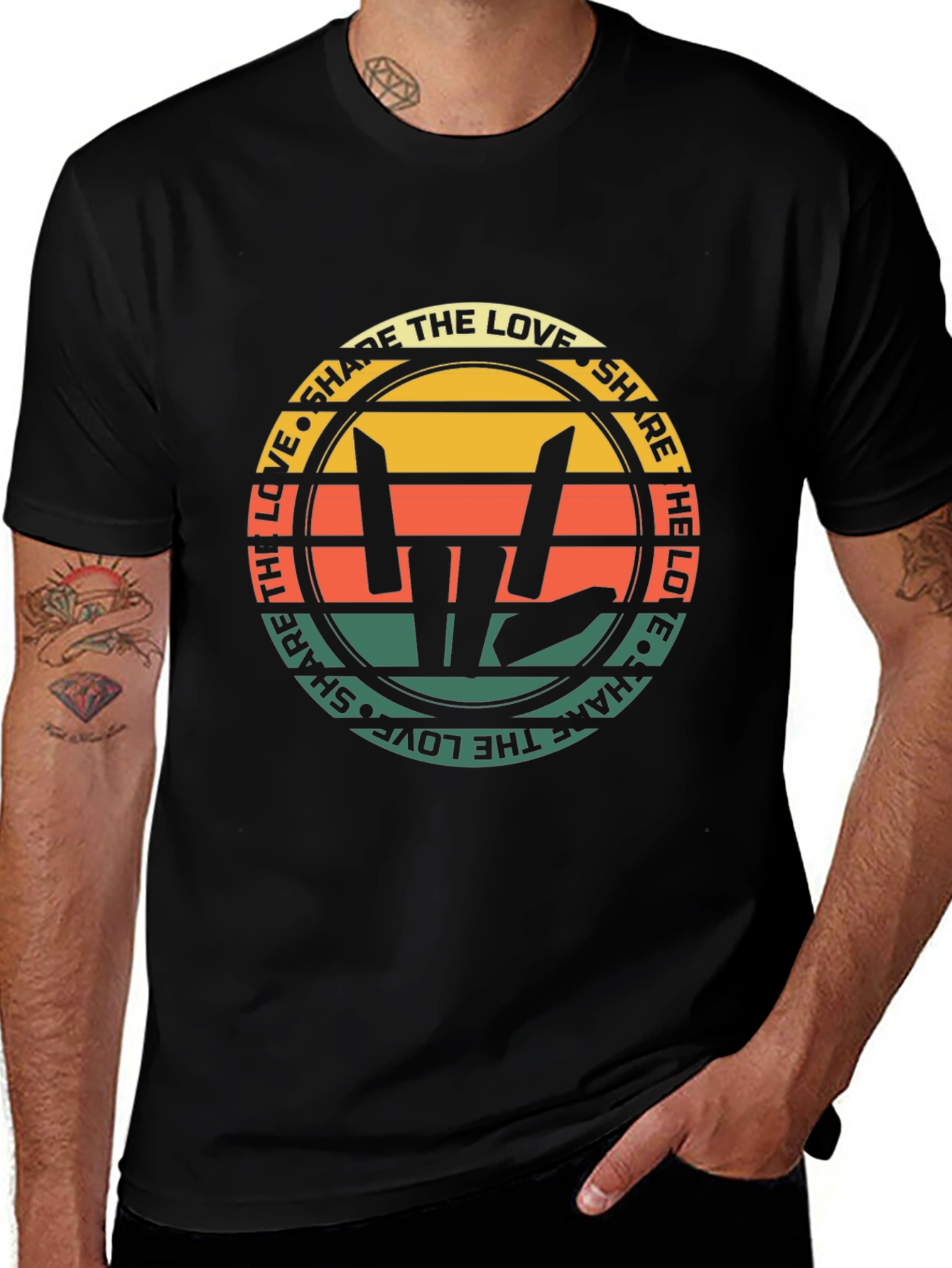 Retro Share the Love T-Shirt