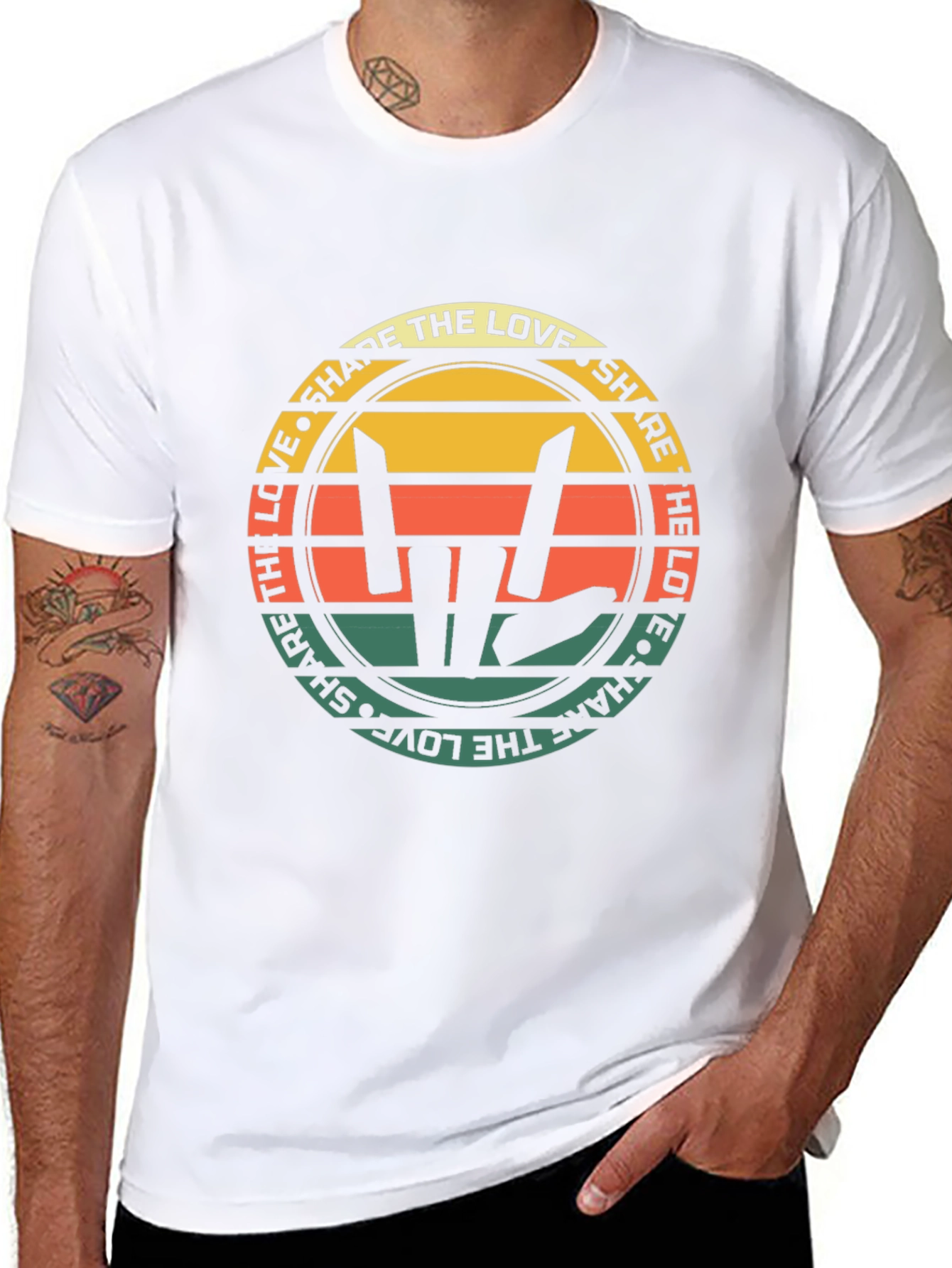 Retro Share the Love T-Shirt