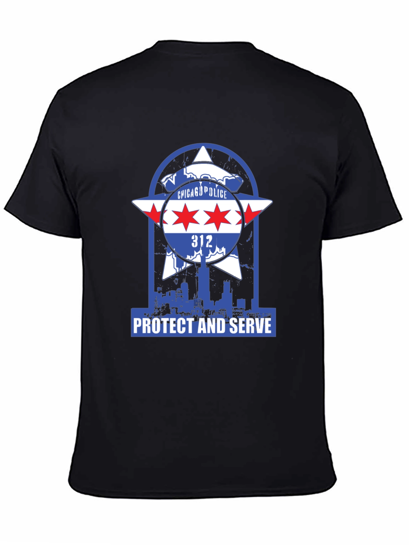 Chicago Police Protect and Serve T-Shirt