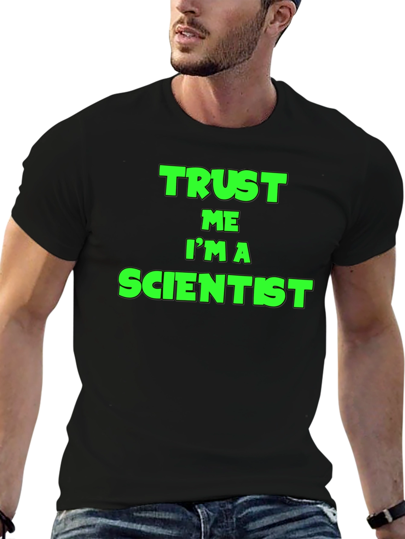 Trust Me Im a Scientist Black T-Shirt
