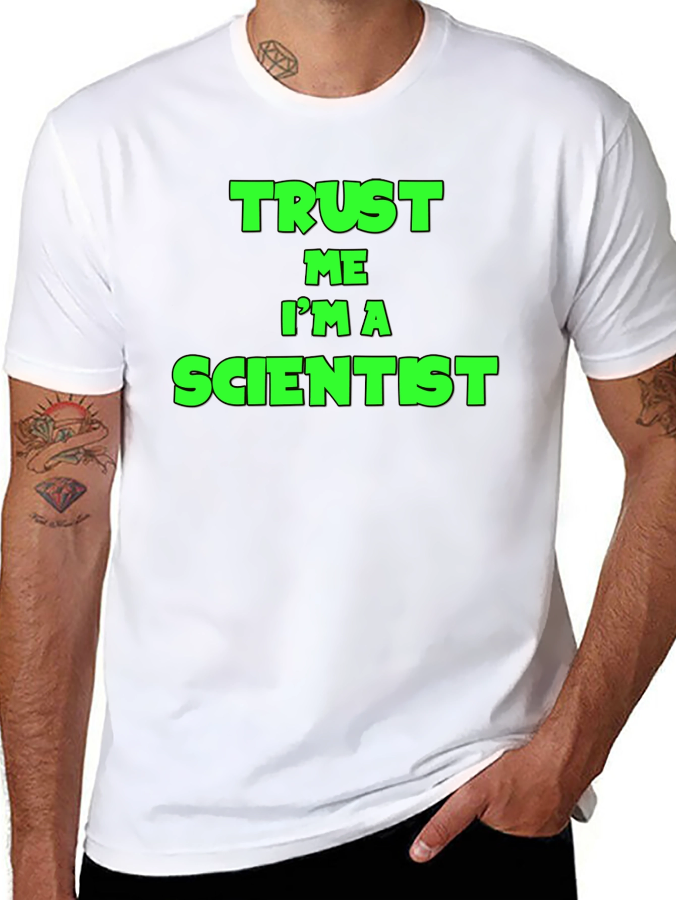 Trust Me Im a Scientist Black T-Shirt