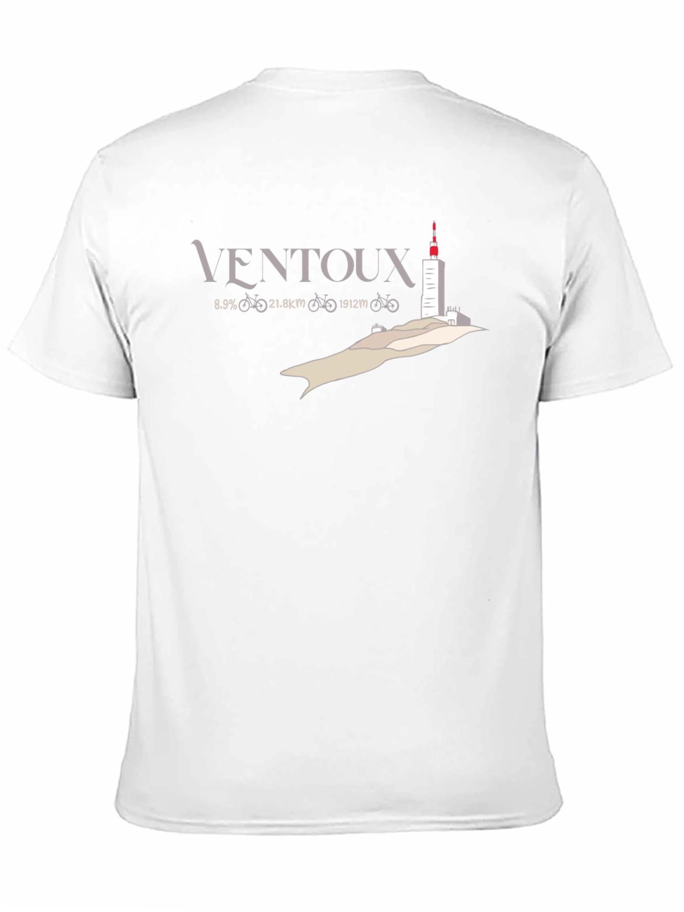 Ventoux Cycling T-Shirt - Mont Ventoux Climber Tee