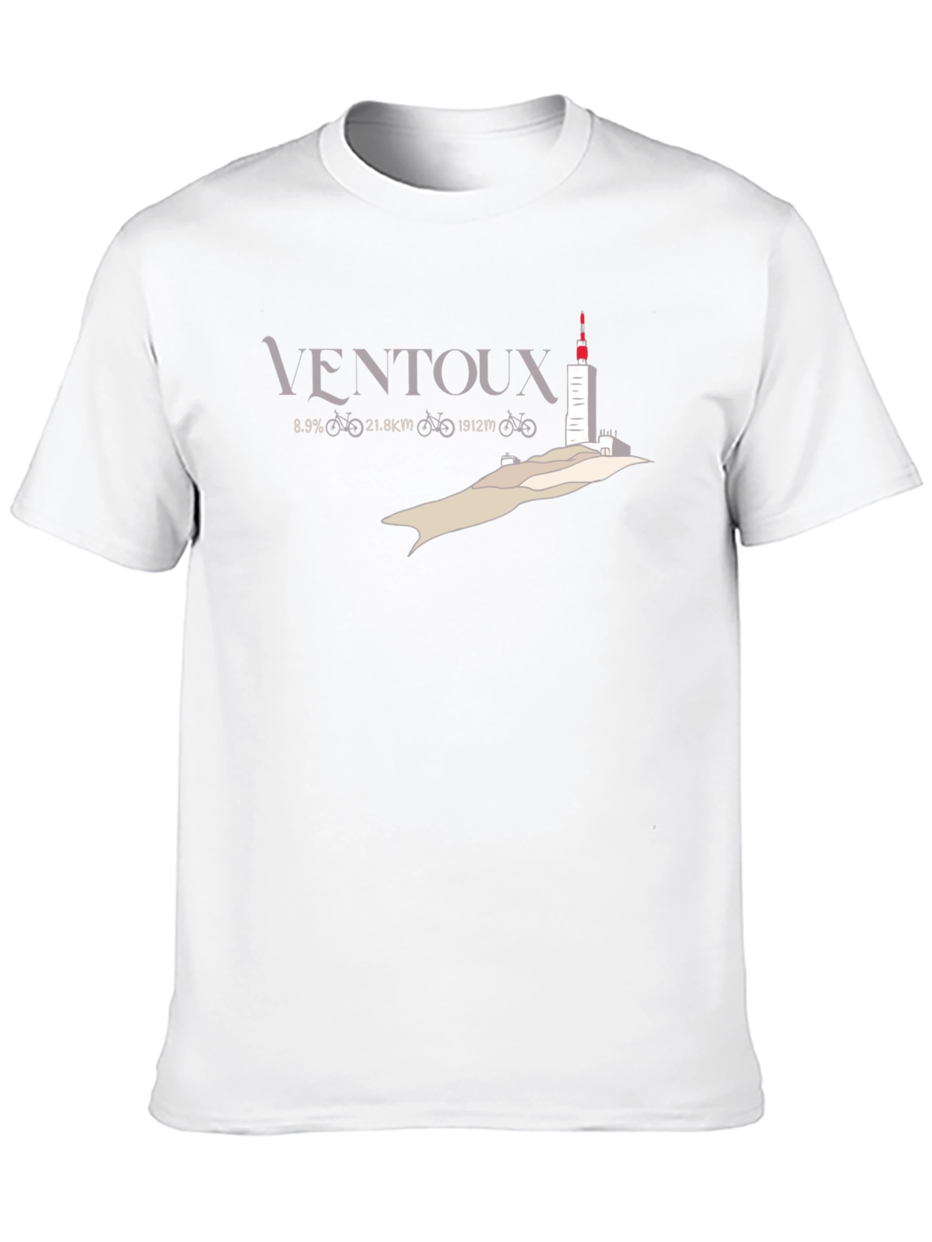 Ventoux Cycling T-Shirt - Mont Ventoux Climber Tee