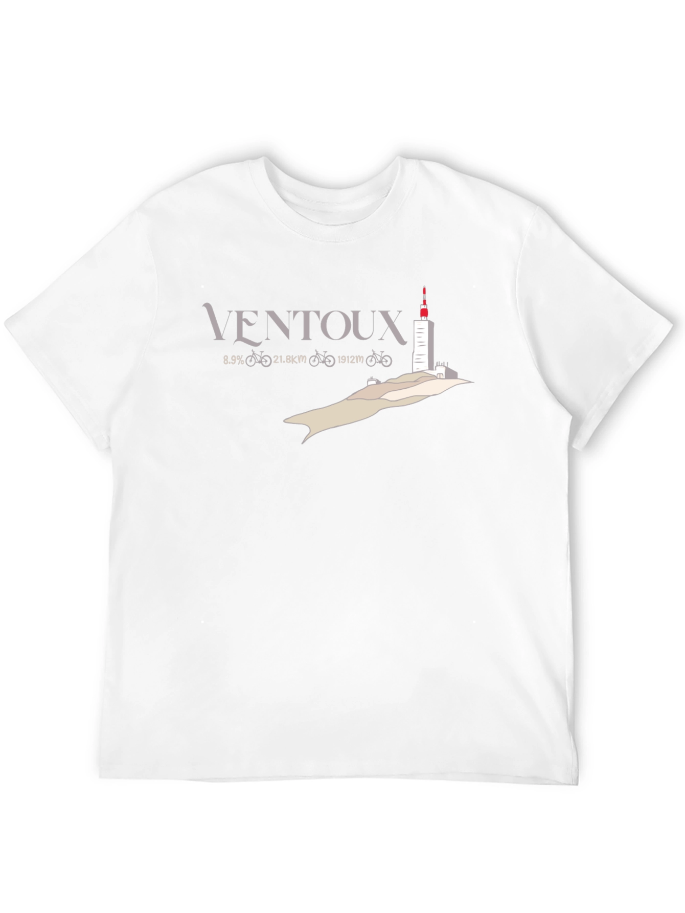 Ventoux Cycling T-Shirt - Mont Ventoux Climber Tee
