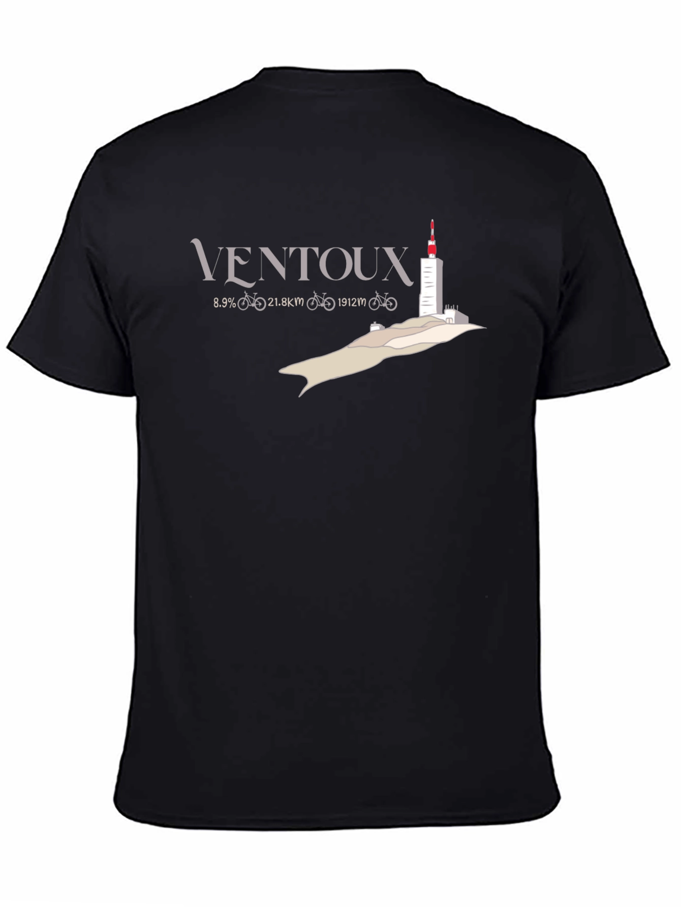 Ventoux Cycling T-Shirt - Mont Ventoux Climber Tee