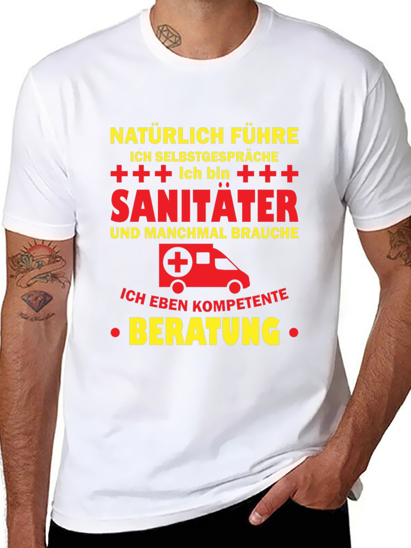 Sanitäter T-Shirt - Natürlich Selbstgespräche!