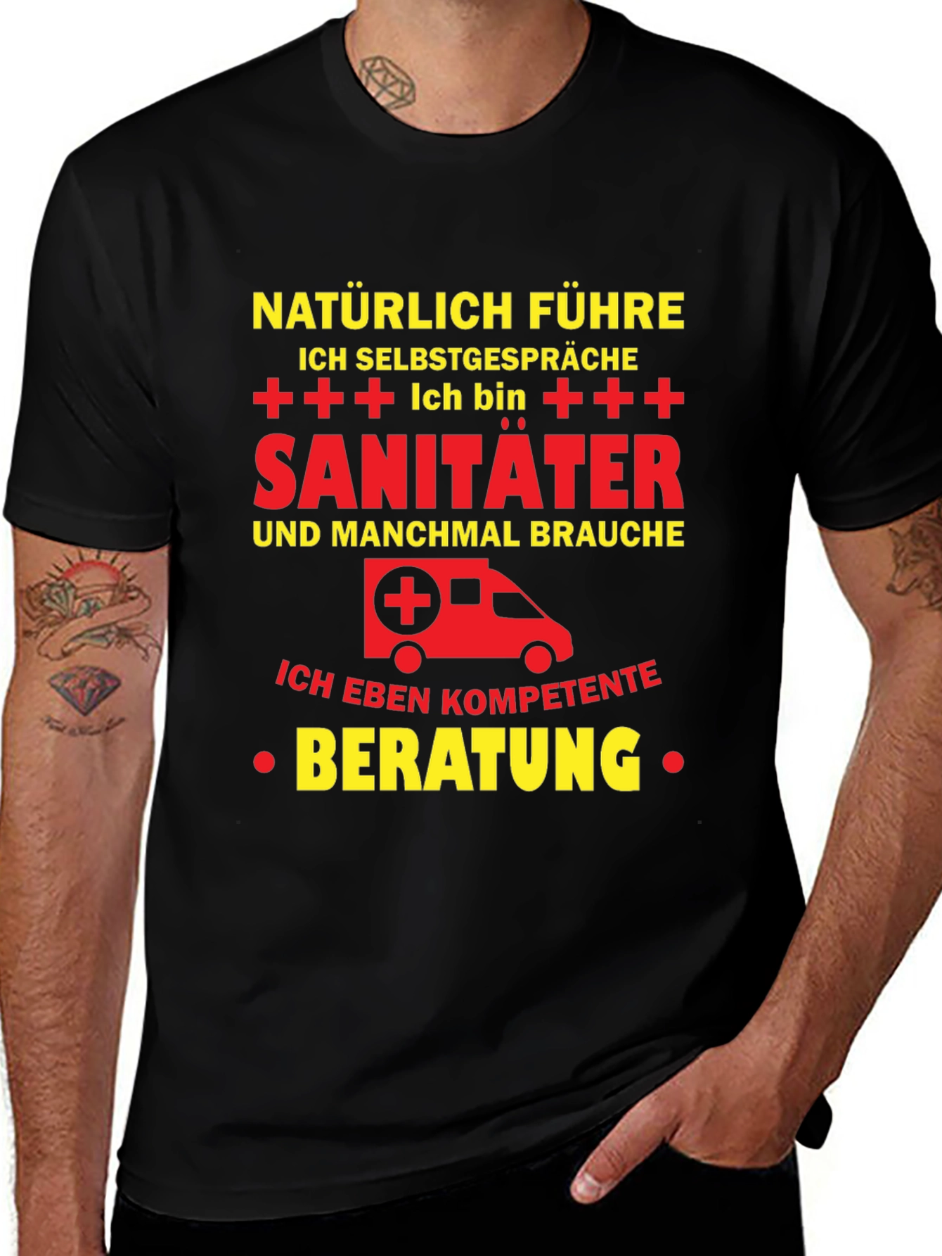 Sanitäter T-Shirt - Natürlich Selbstgespräche!