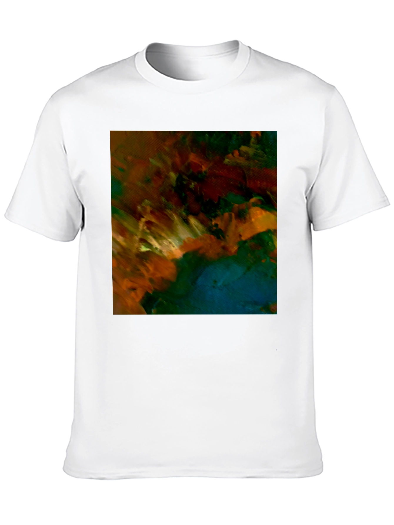 Abstract Art Black T-Shirt - Modern Style