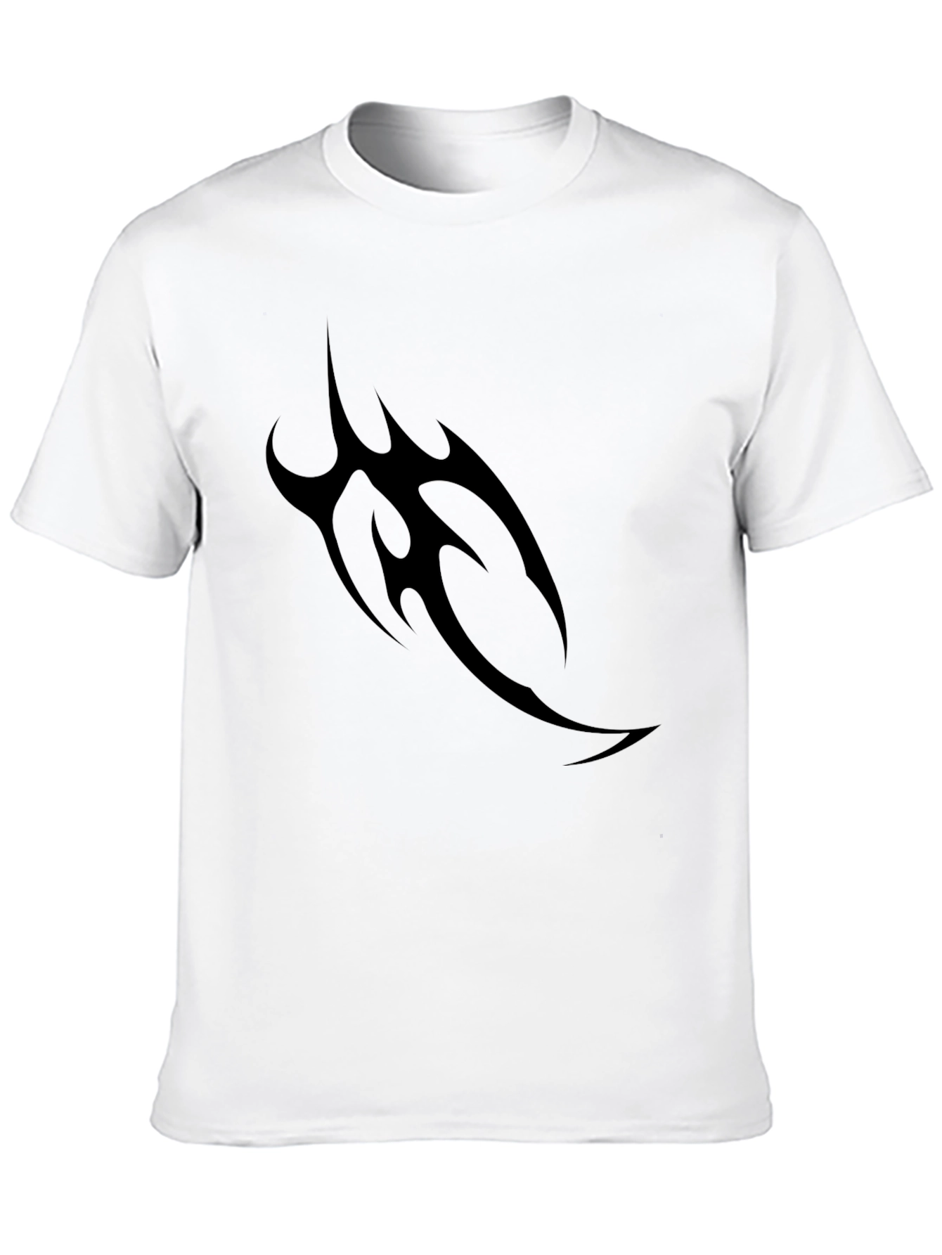 Mens Black Tribal Tattoo Graphic Tee