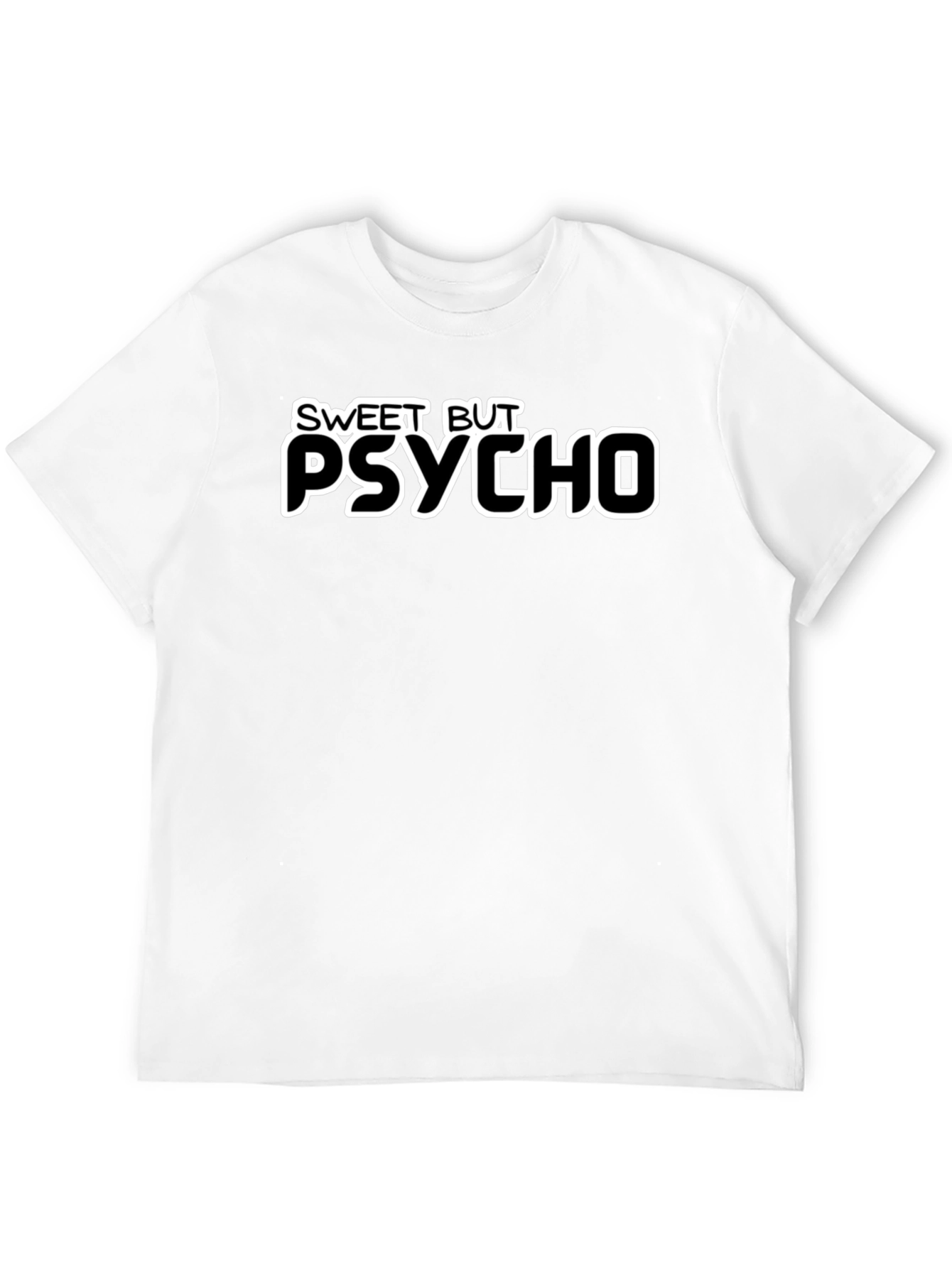 Sweet But Psycho Graphic Tee - Black