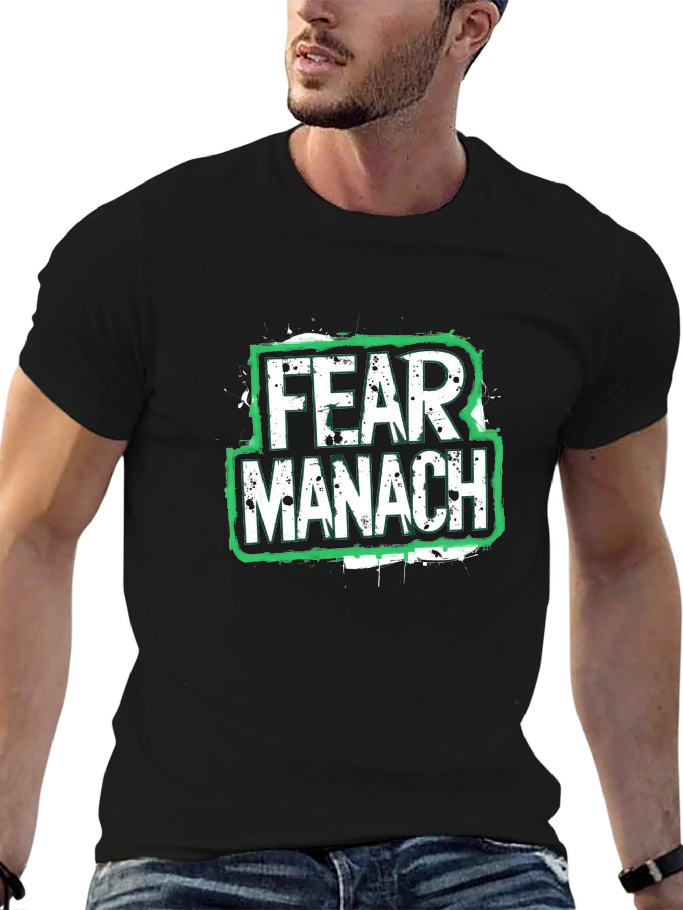 Fear Manach Graphic Tee - Bold Streetwear Style