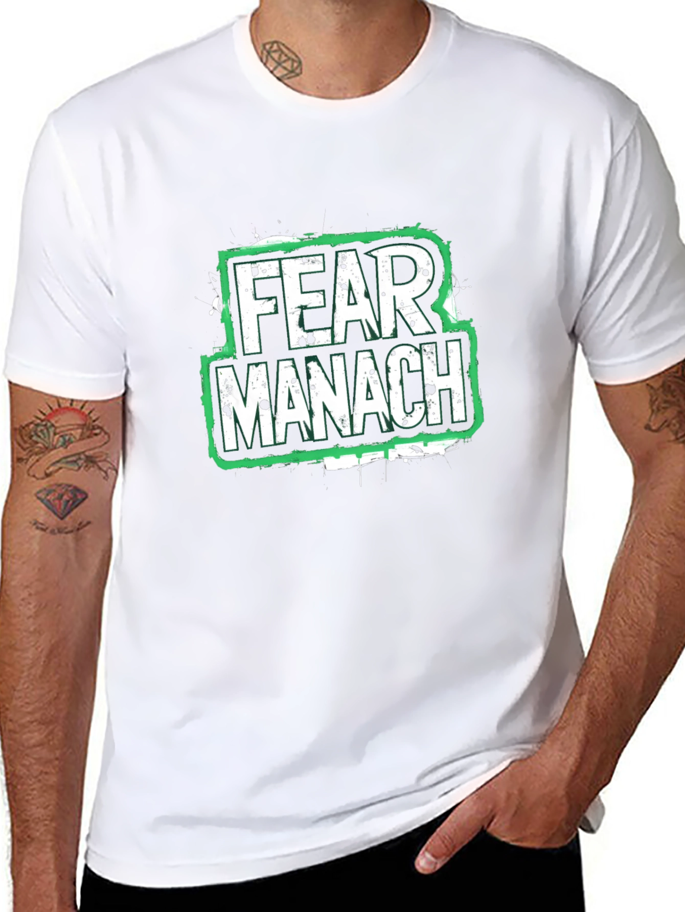 Fear Manach Graphic Tee - Bold Streetwear Style