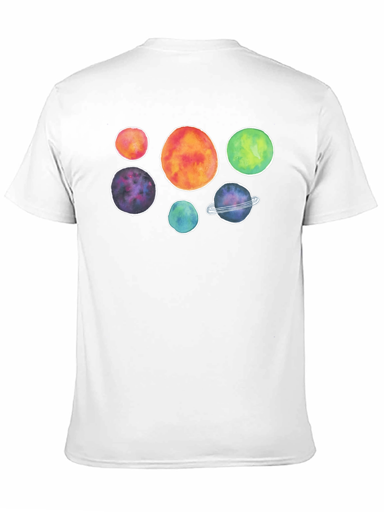 Planets Graphic Black Tee