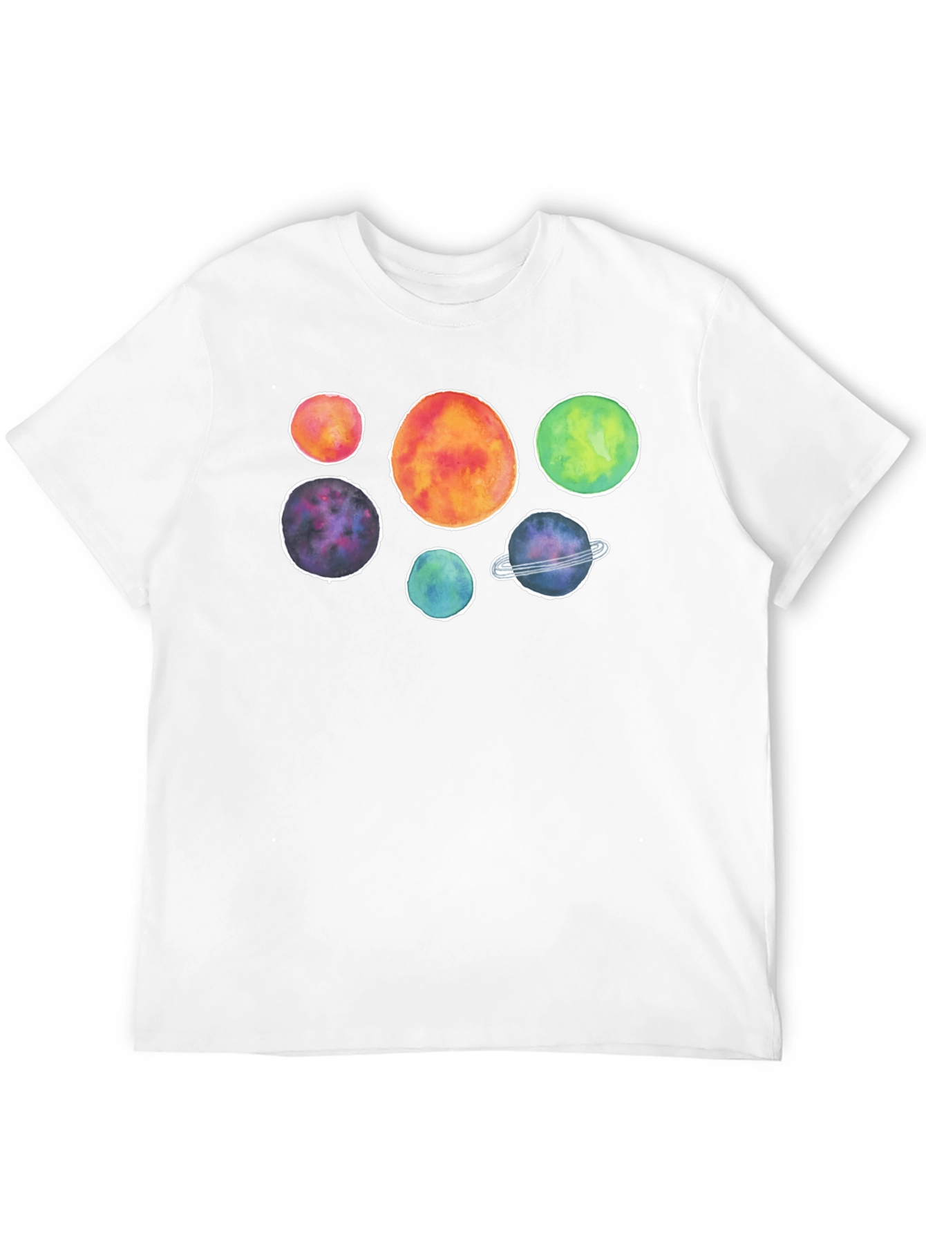 Planets Graphic Black Tee