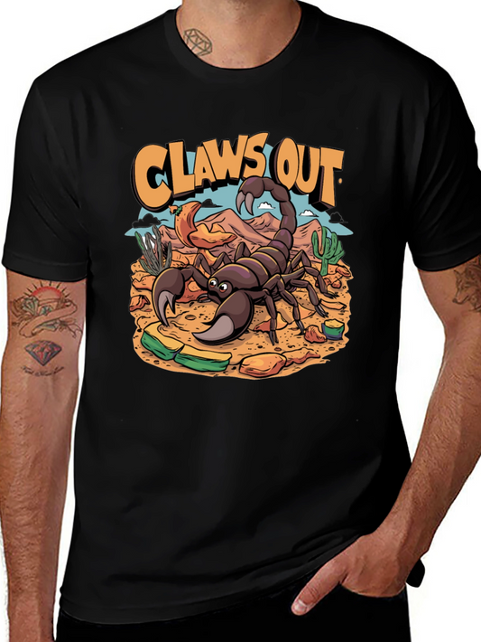 Claws Out Scorpion T-Shirt - Desert Design