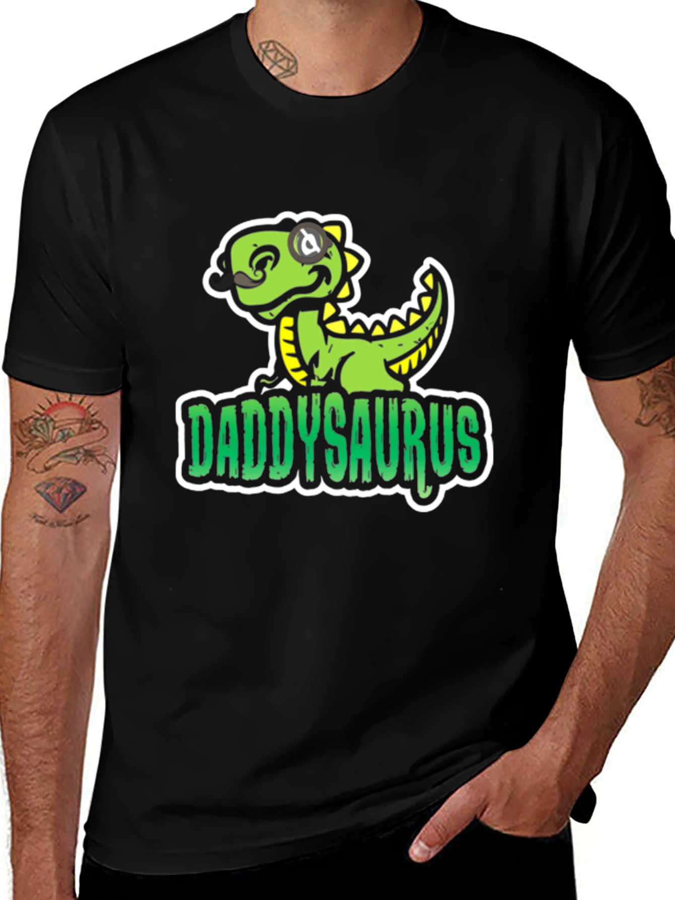 Daddysaurus T-Shirt - Novelty Dad Tee