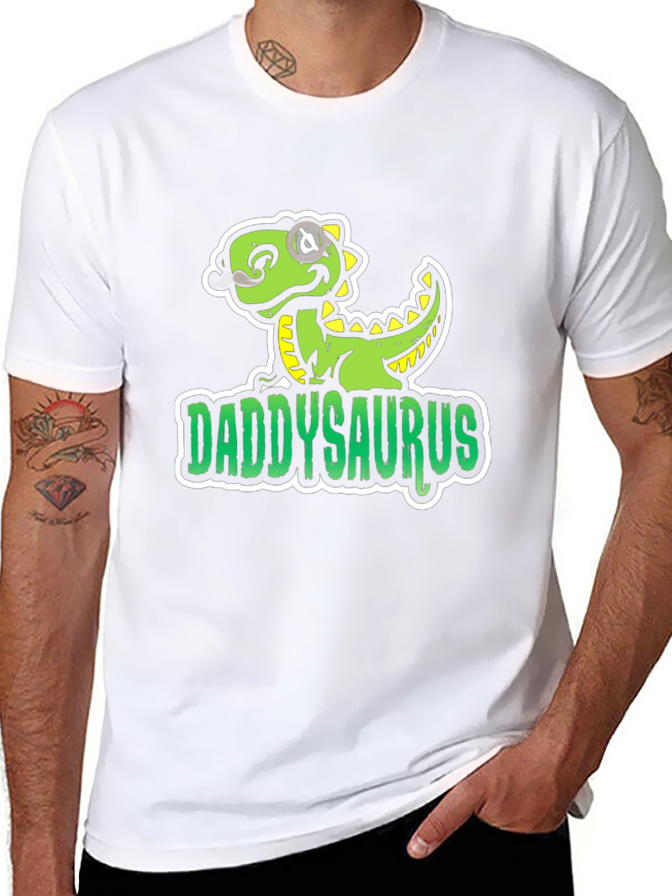 Daddysaurus T-Shirt - Novelty Dad Tee