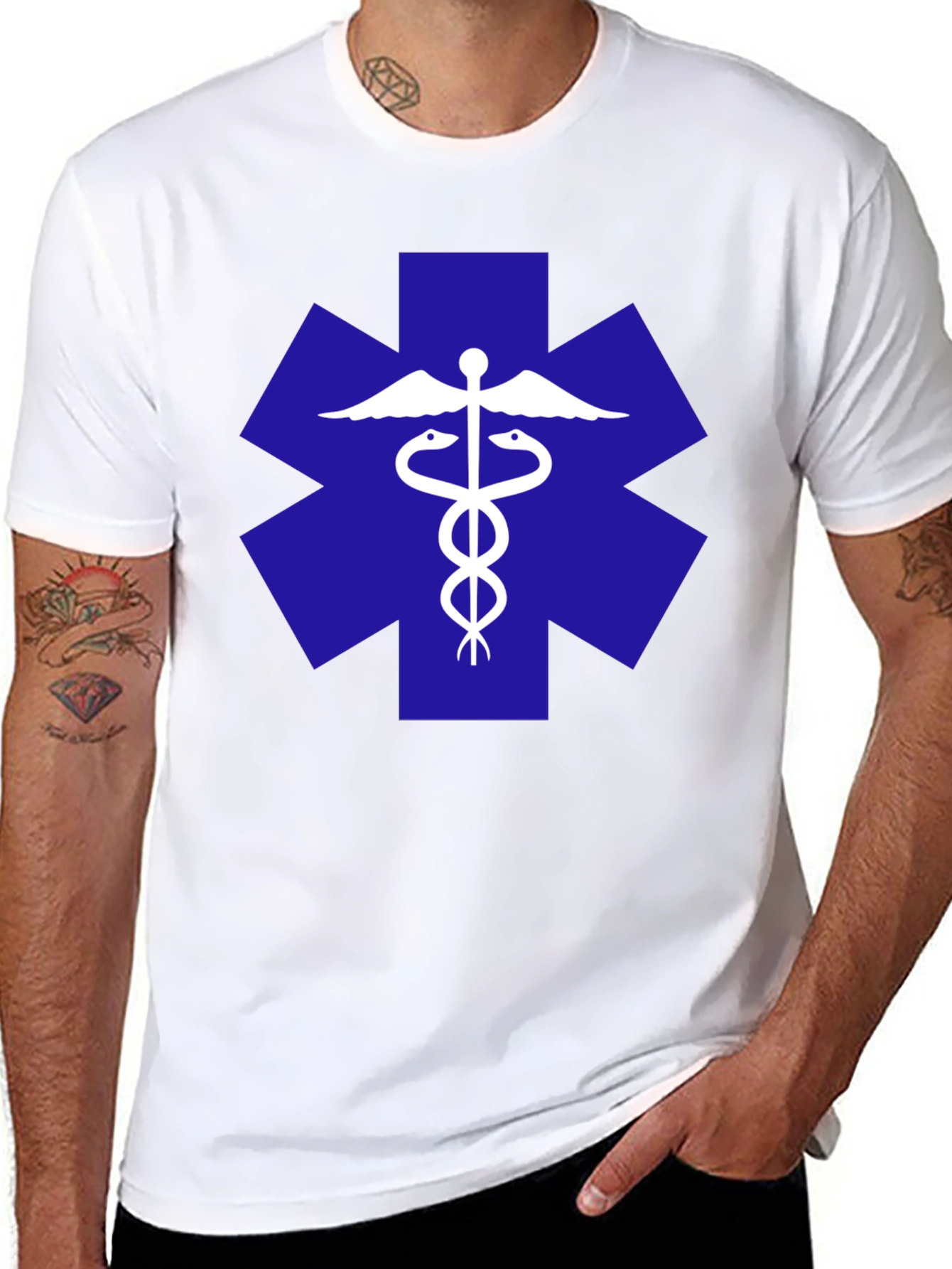 Star of Life Medical T-Shirt - EMS EMT Paramedic