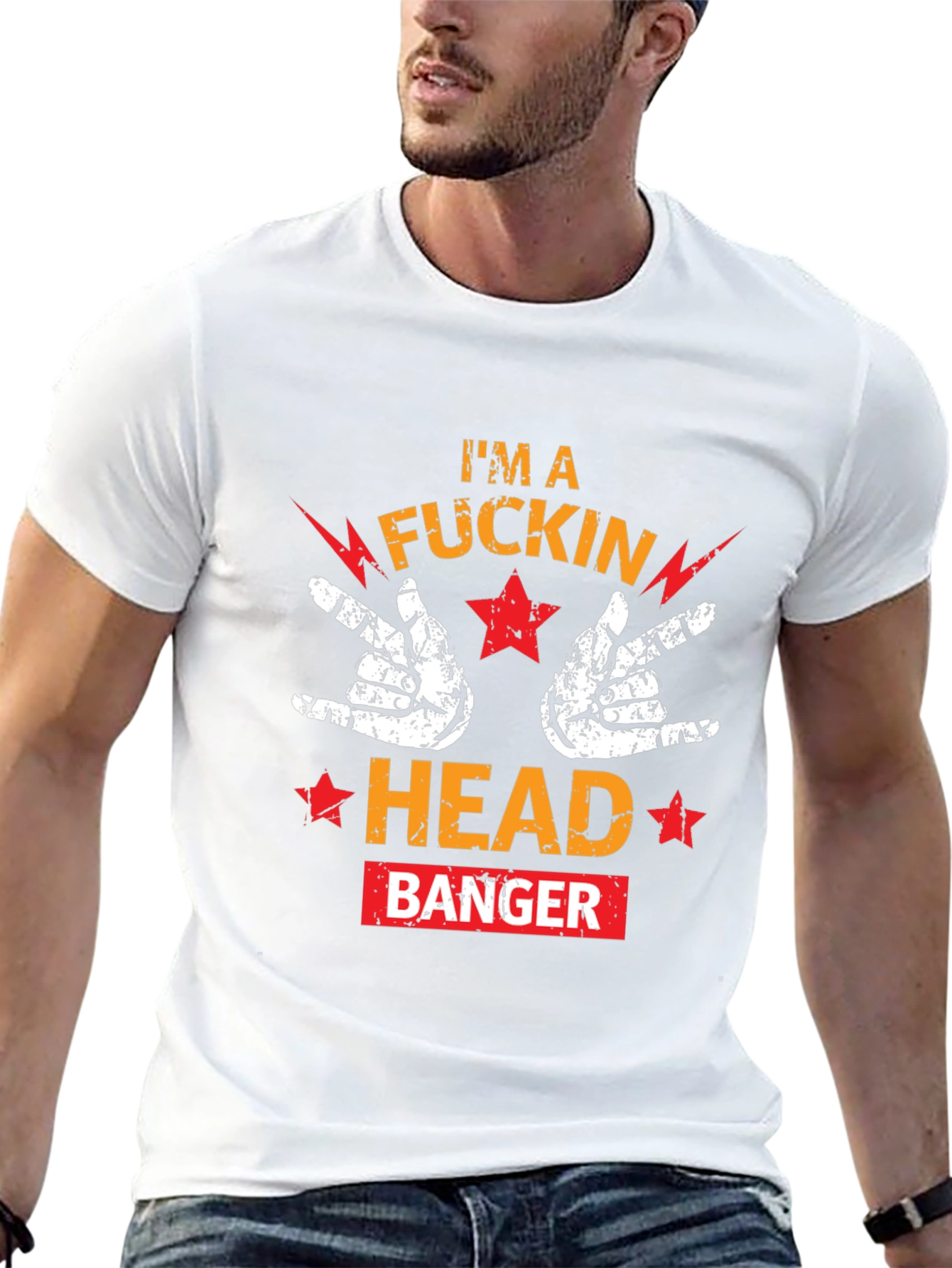 Im A Rockin Headbanger Graphic Tee