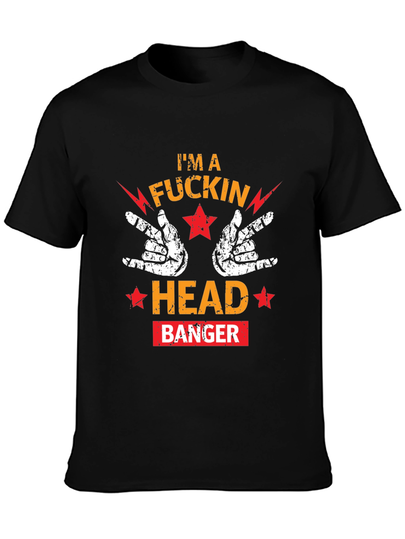 Im A Rockin Headbanger Graphic Tee