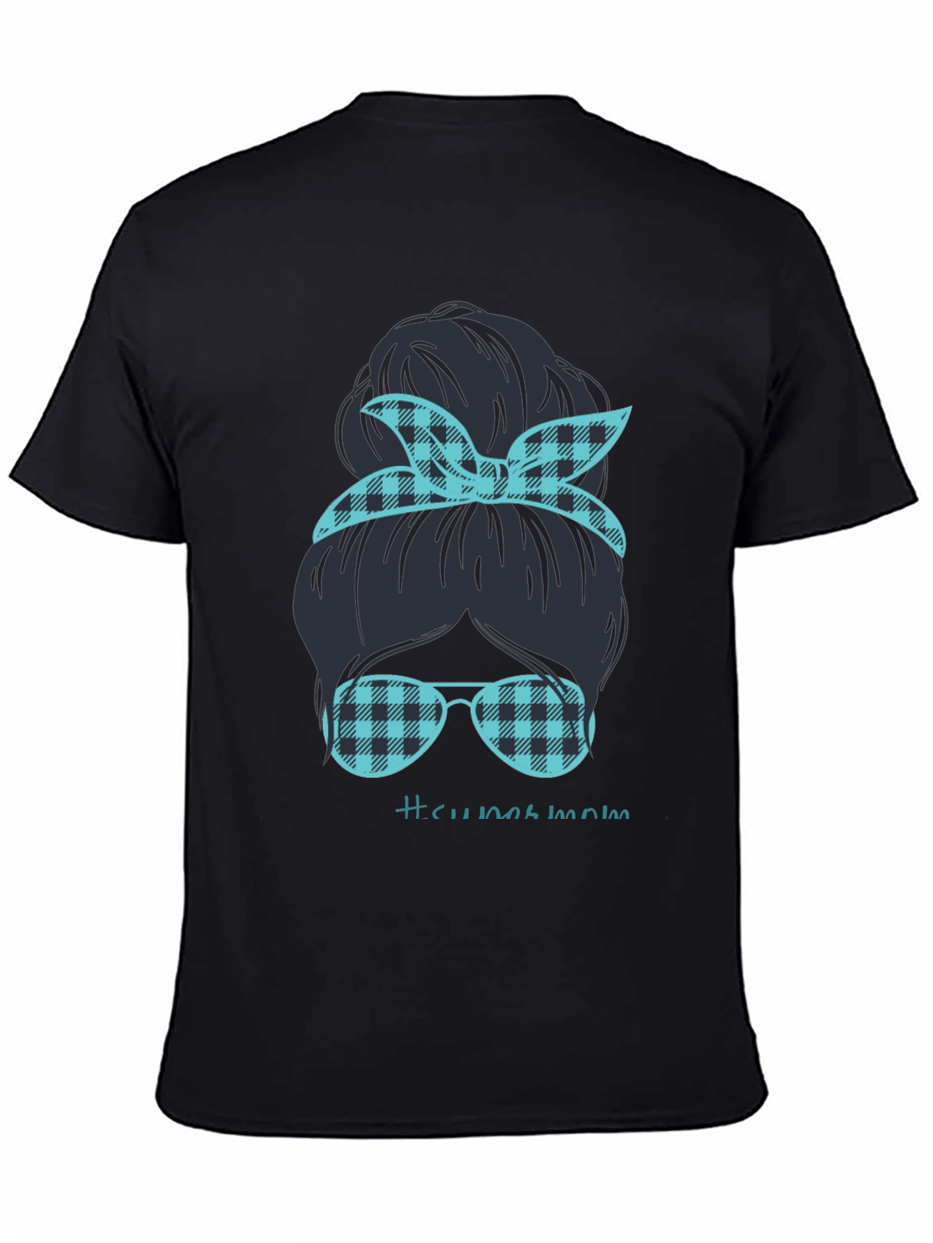 Messy Bun Mom Graphic Tee - Relaxed Style