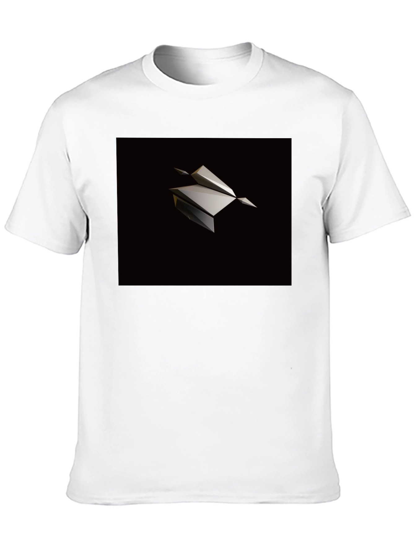 Abstract Origami T-Shirt - Sleek Design Modern Style