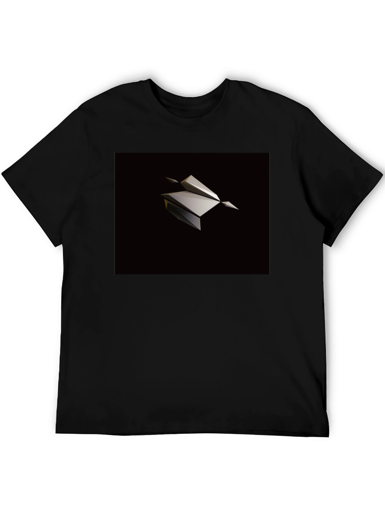 Abstract Origami T-Shirt - Sleek Design Modern Style