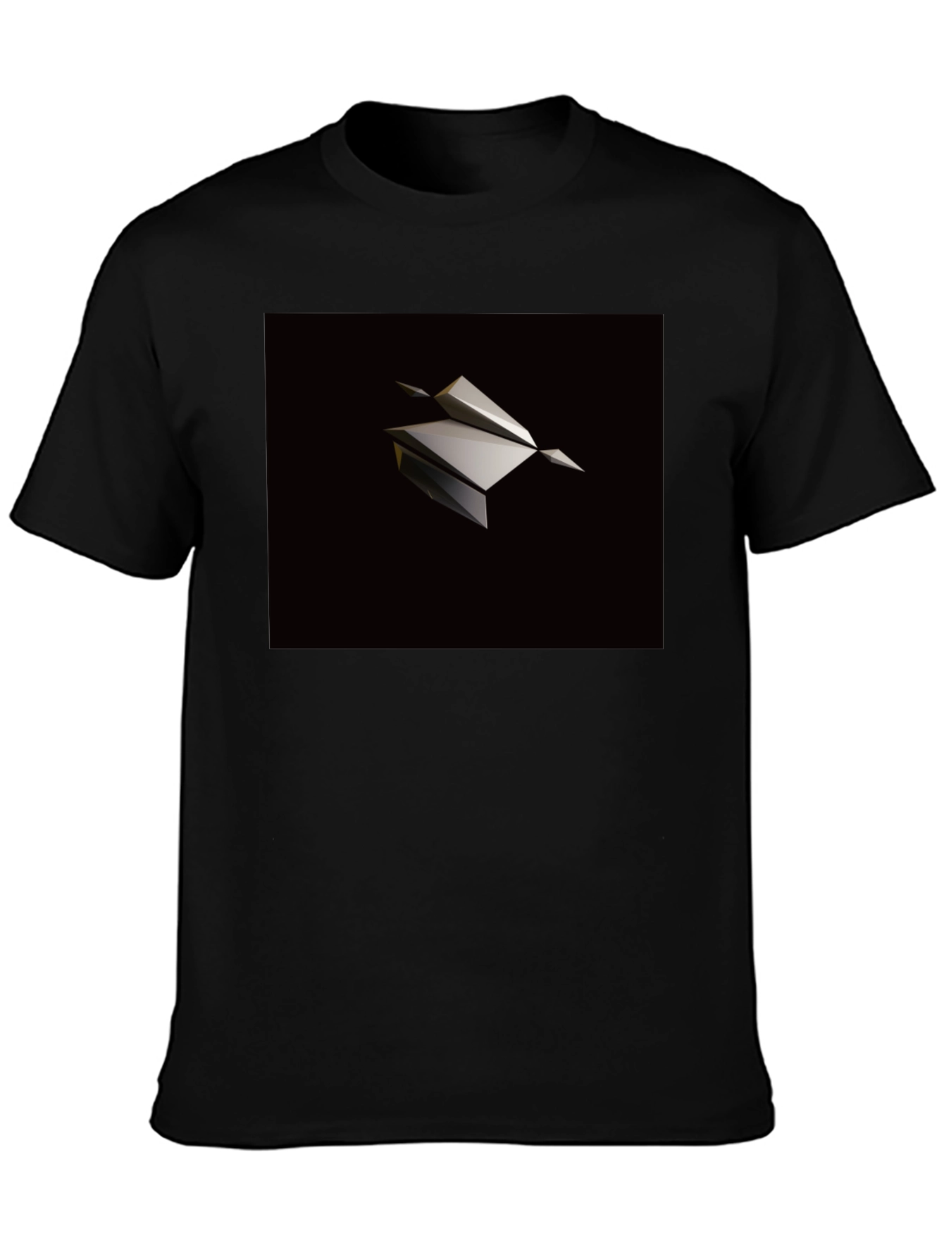 Abstract Origami T-Shirt - Sleek Design Modern Style