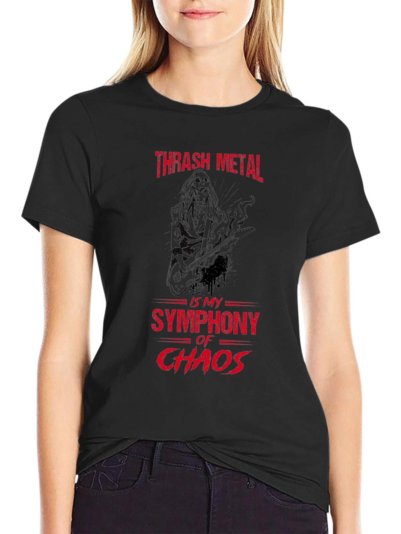 Thrash Metal Symphony of Chaos Graphic Tee