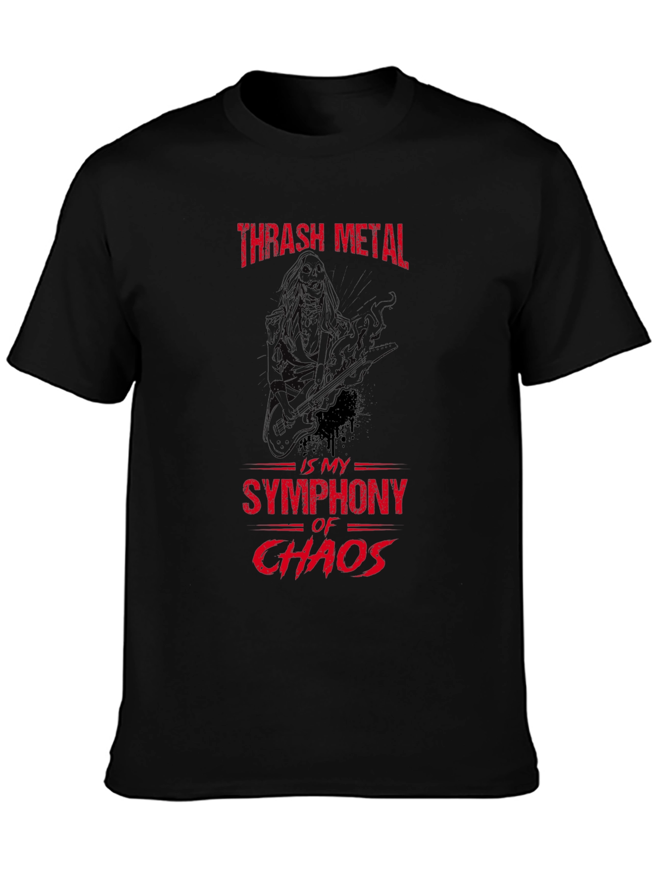 Thrash Metal Symphony of Chaos Graphic Tee